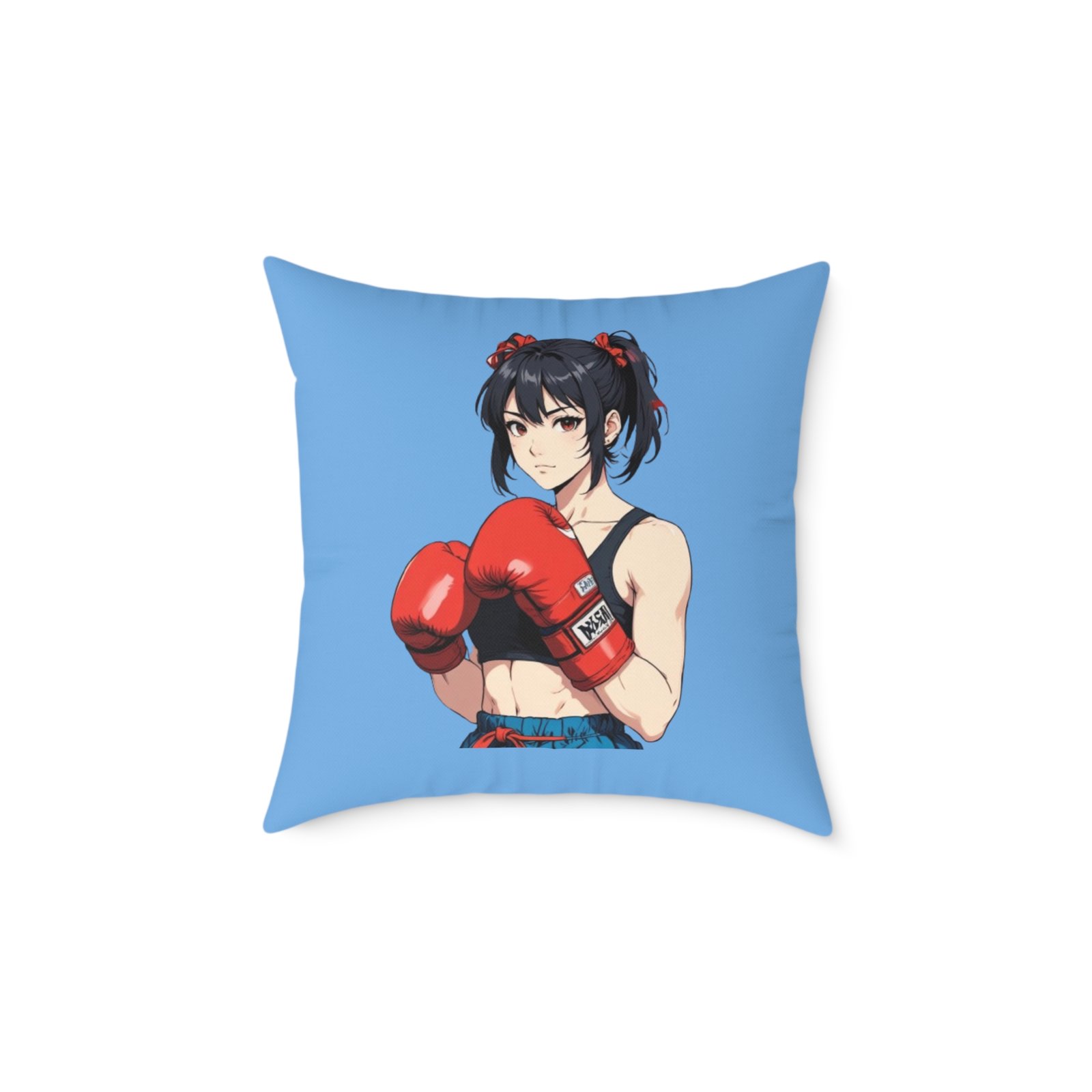 Boxing Square Poly Canvas Pillow - Image 9