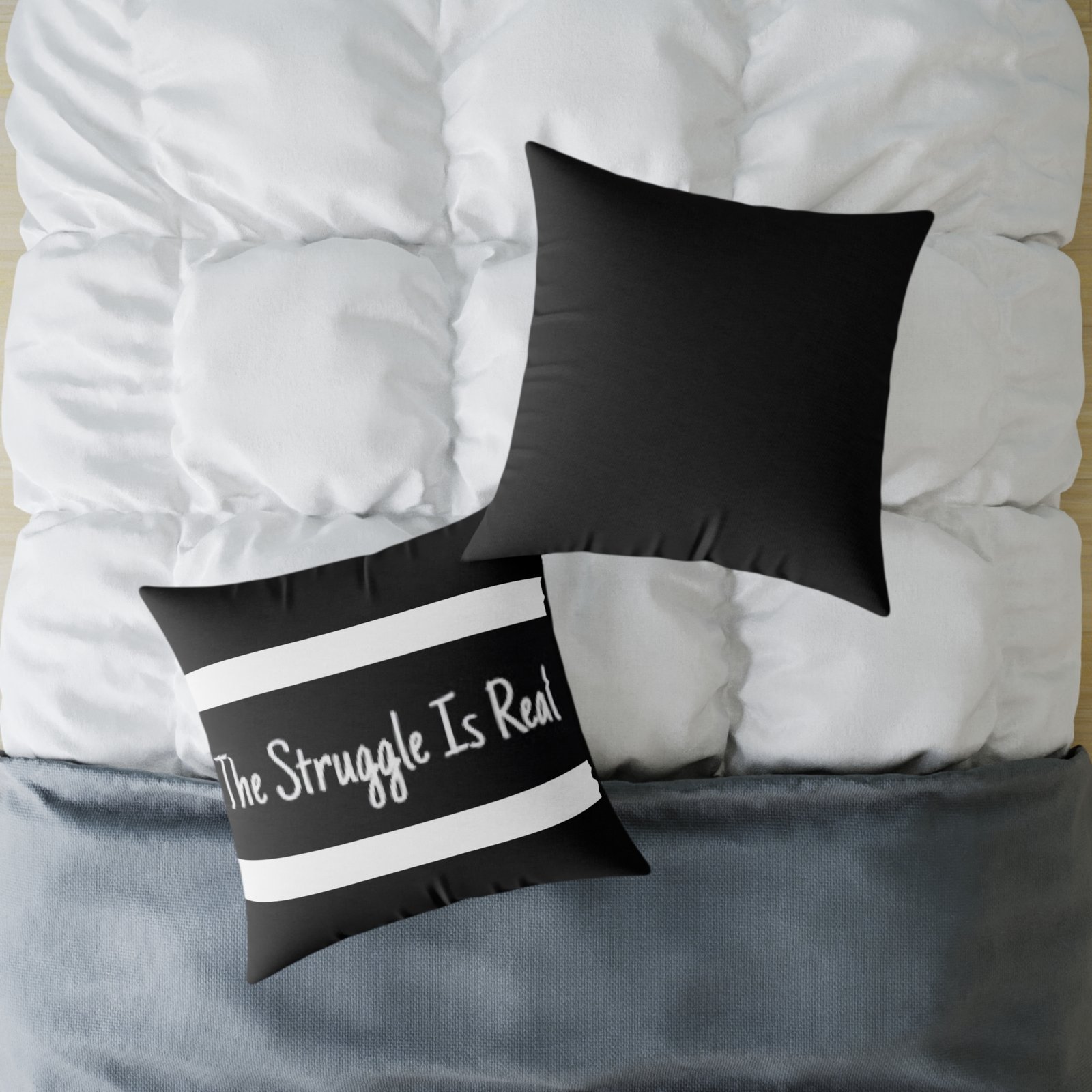 Struggle is Real Poly Canvas Pillow - Image 16