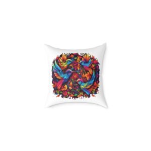 Mexico Square Poly Canvas Pillow
