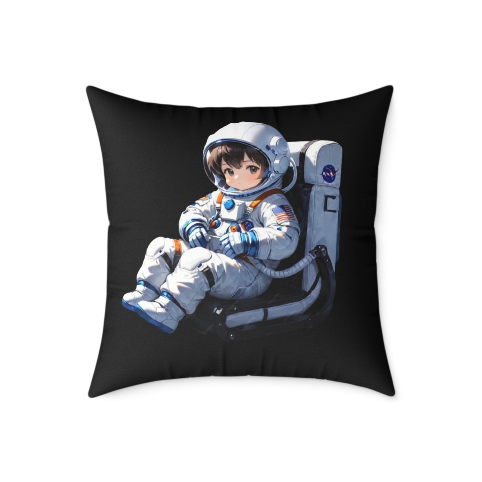 Astronaut Square Poly Canvas Pillow - Image 13