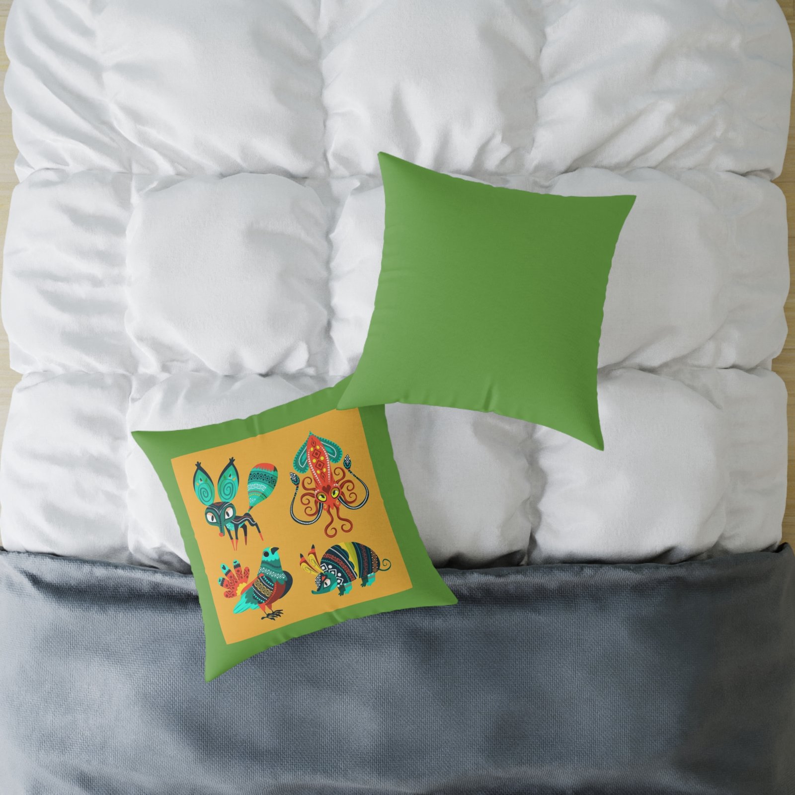 Mexico Square Poly Canvas Pillow - Image 12