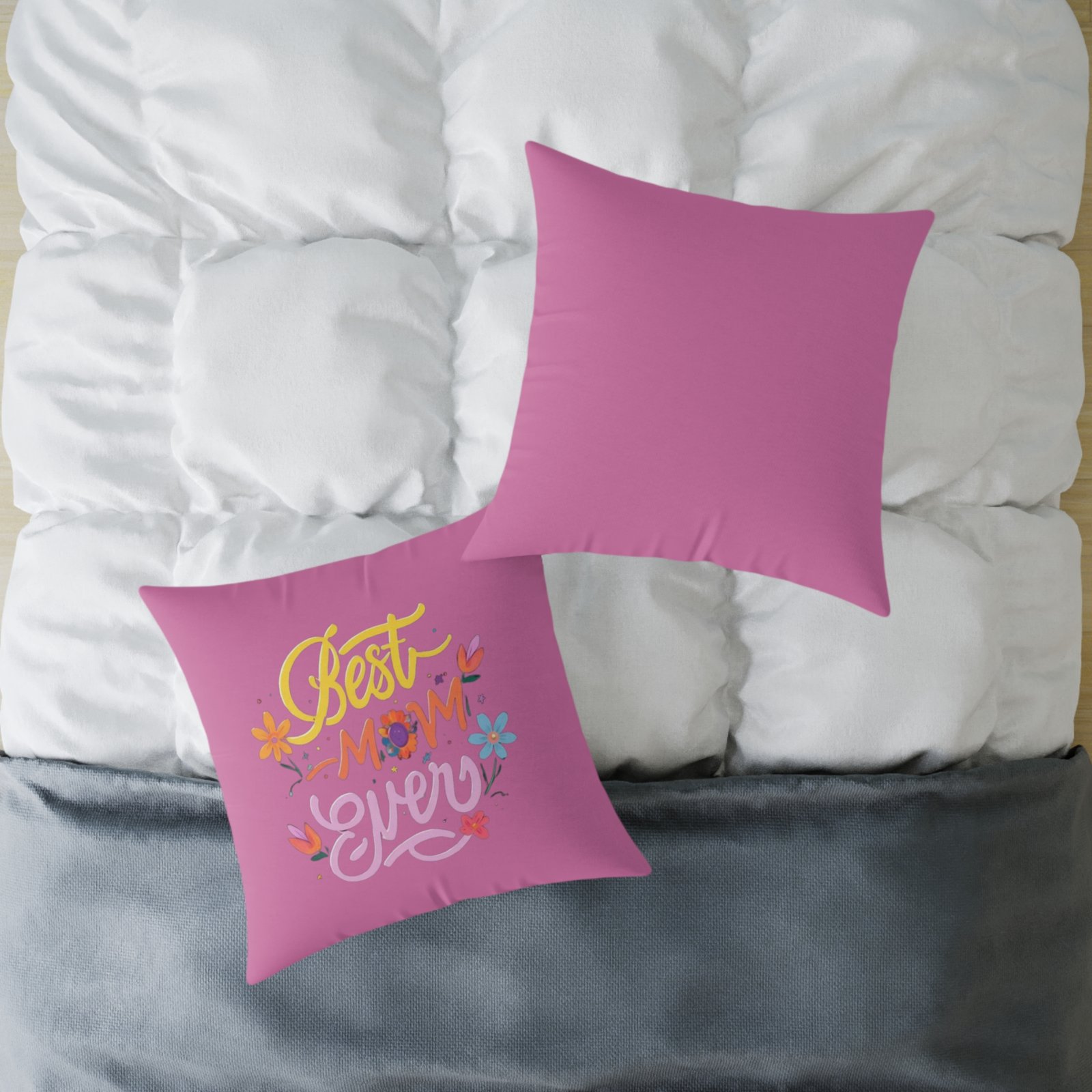 Best Mum Square Poly Canvas Pillow - Image 16