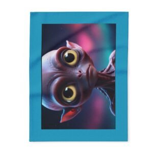 Alien Arctic Fleece Blanket 08