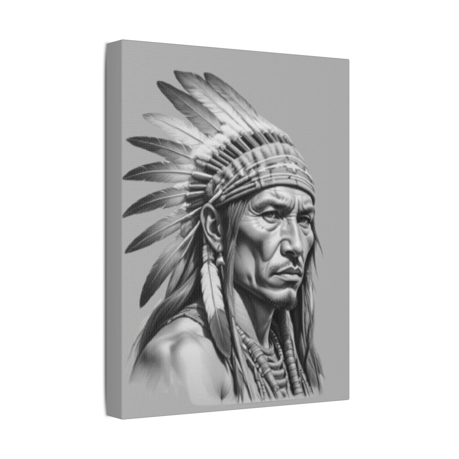 Apache Satin Canvas, Stretched - Image 6