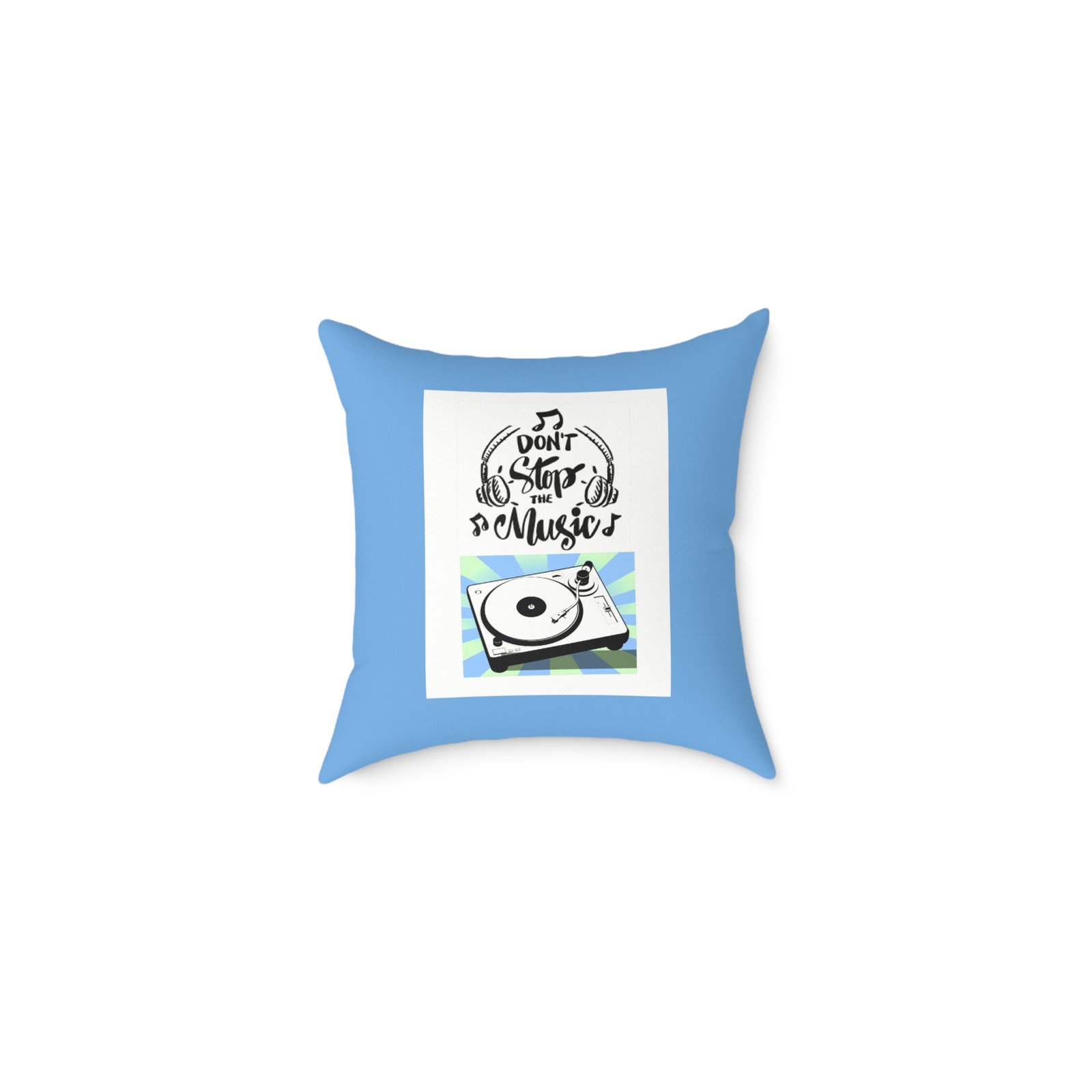 Music Poly Canvas Pillow
