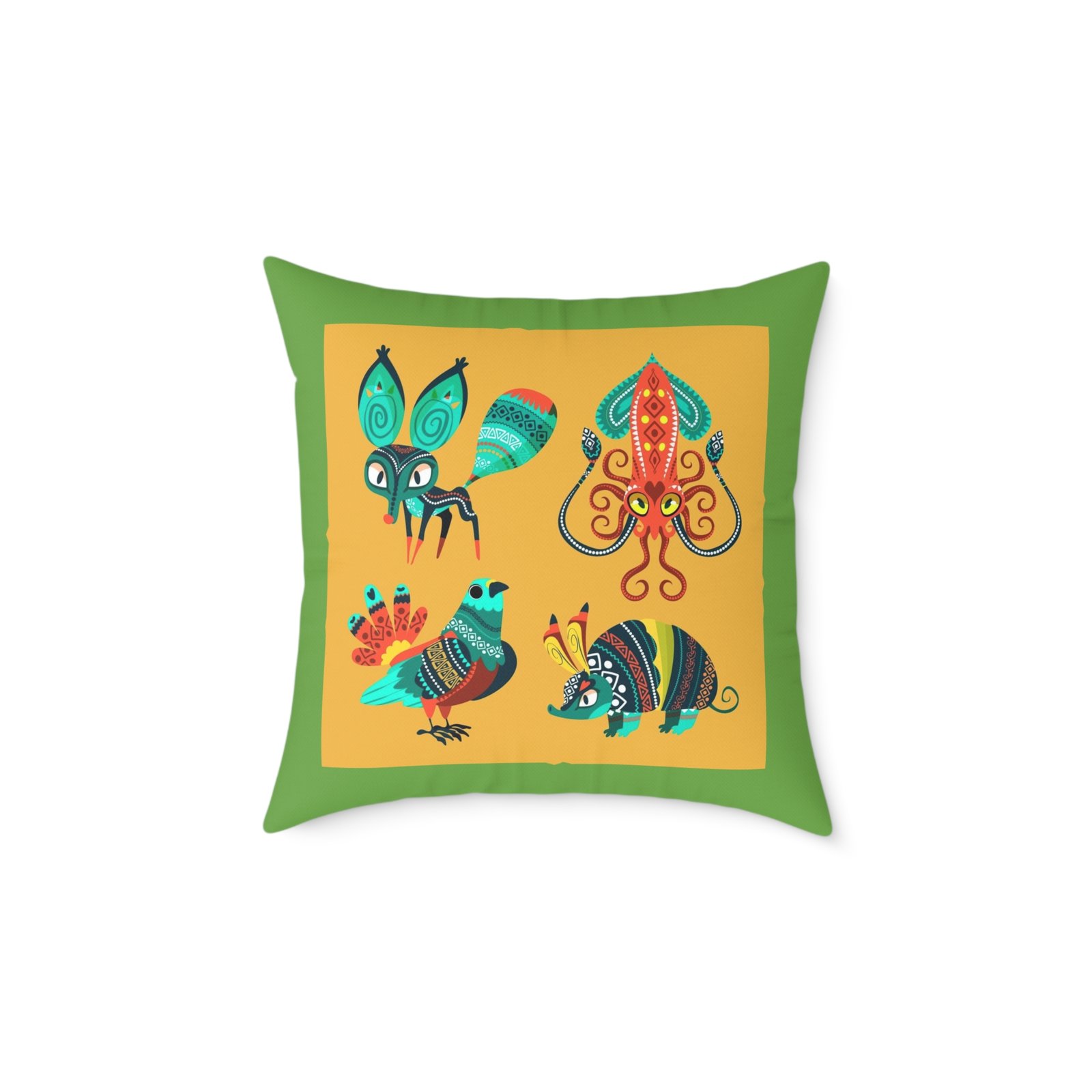 Mexico Square Poly Canvas Pillow - Image 9