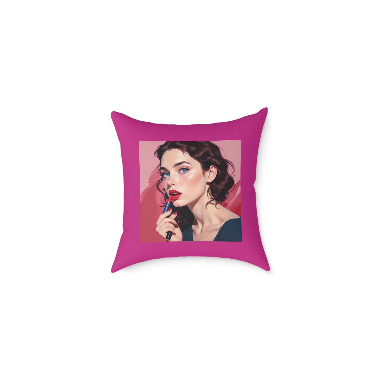 Nope Square Poly Canvas Pillow