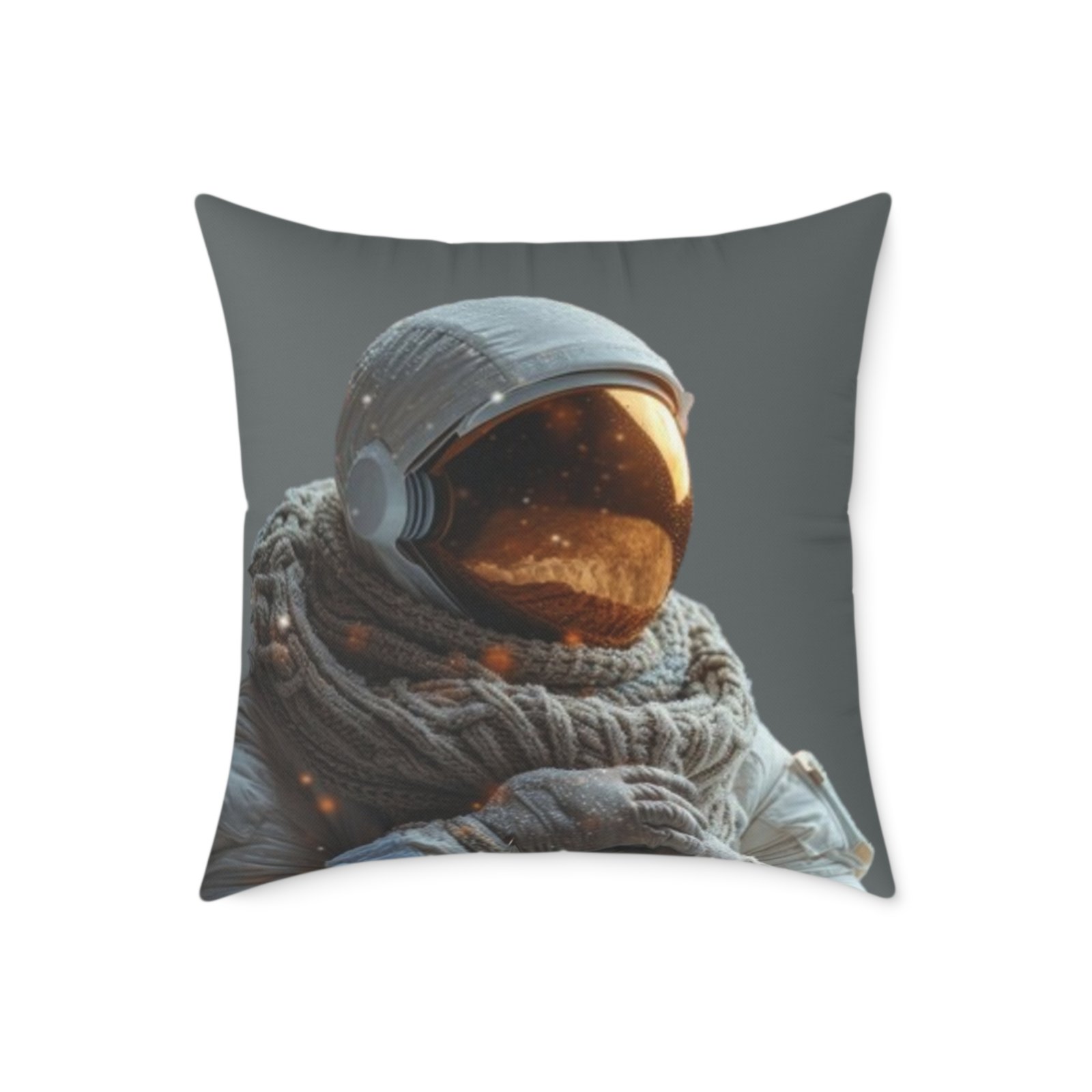 Astronaut Square Poly Canvas Pillow - Image 13