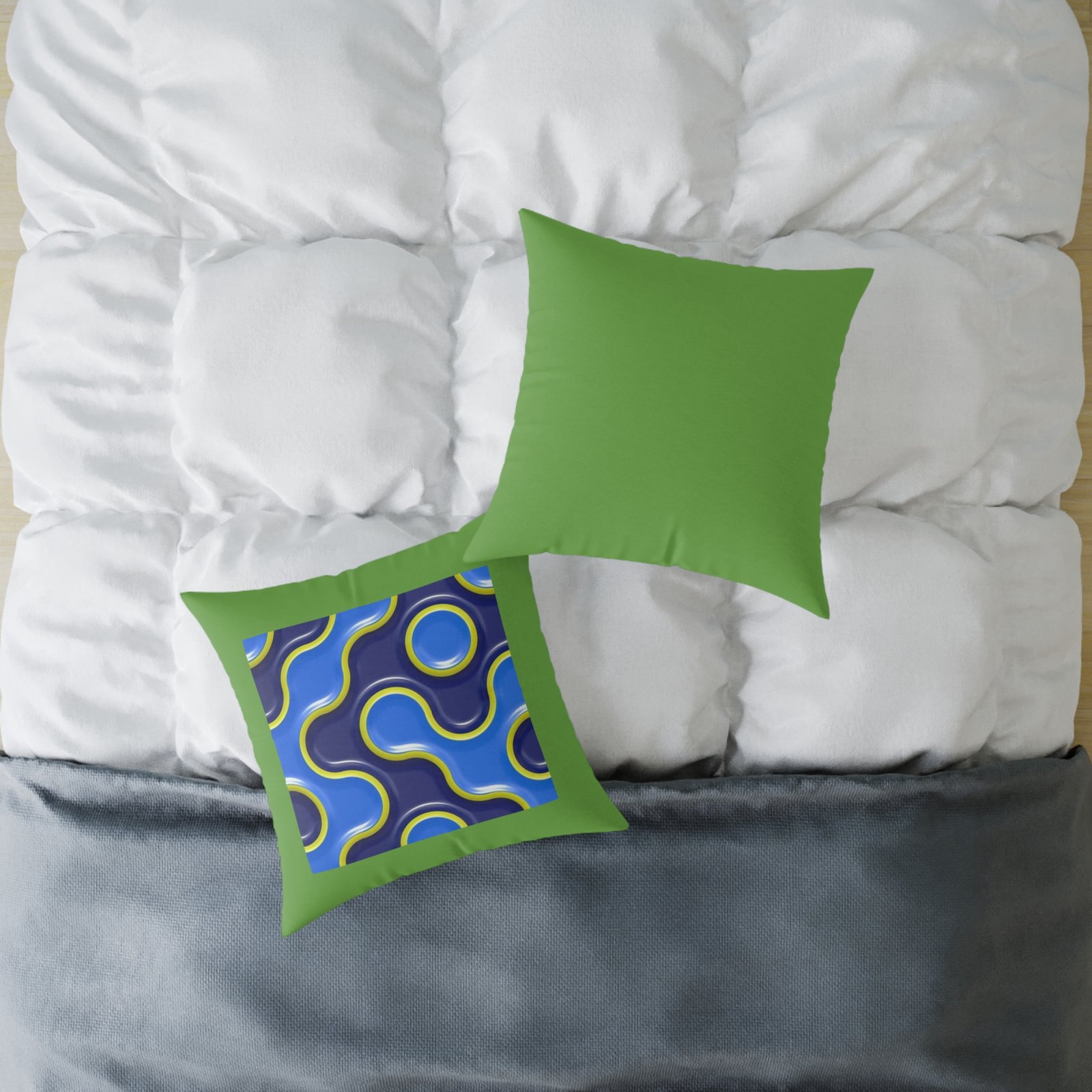 Splatter Poly Canvas Pillow - Image 12