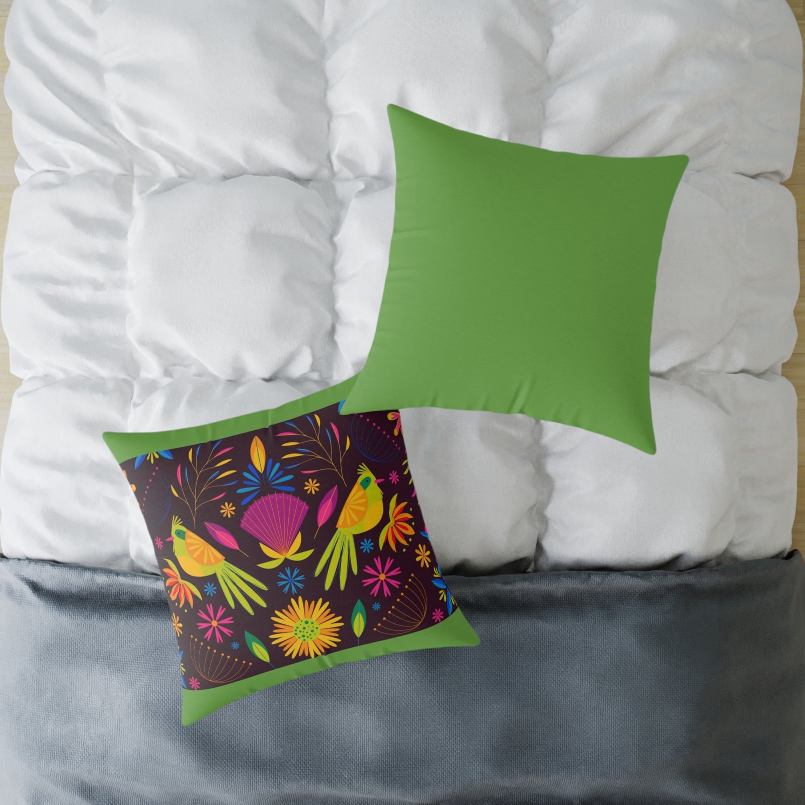 Mexico Square Poly Canvas Pillow - Image 16