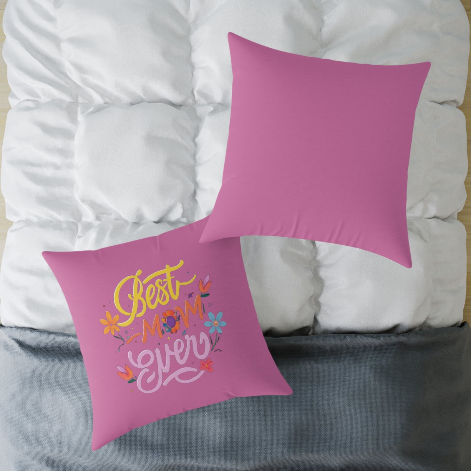 Best Mum Square Poly Canvas Pillow - Image 20