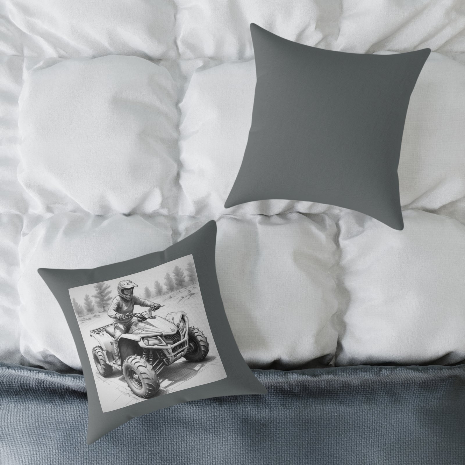 Quad Square Poly Canvas Pillow - Image 8