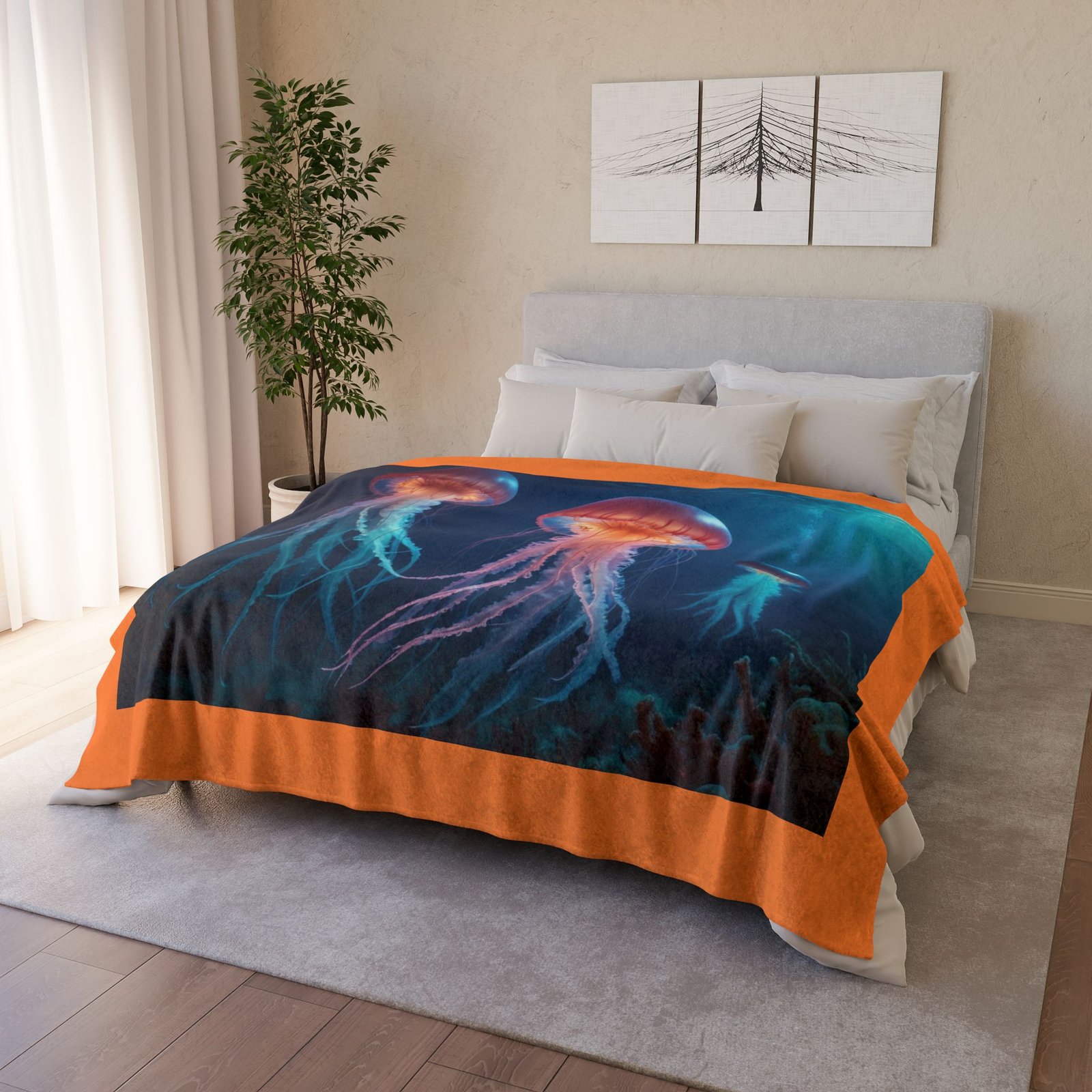 Jelly Fish Soft Polyester Blanket - Image 12