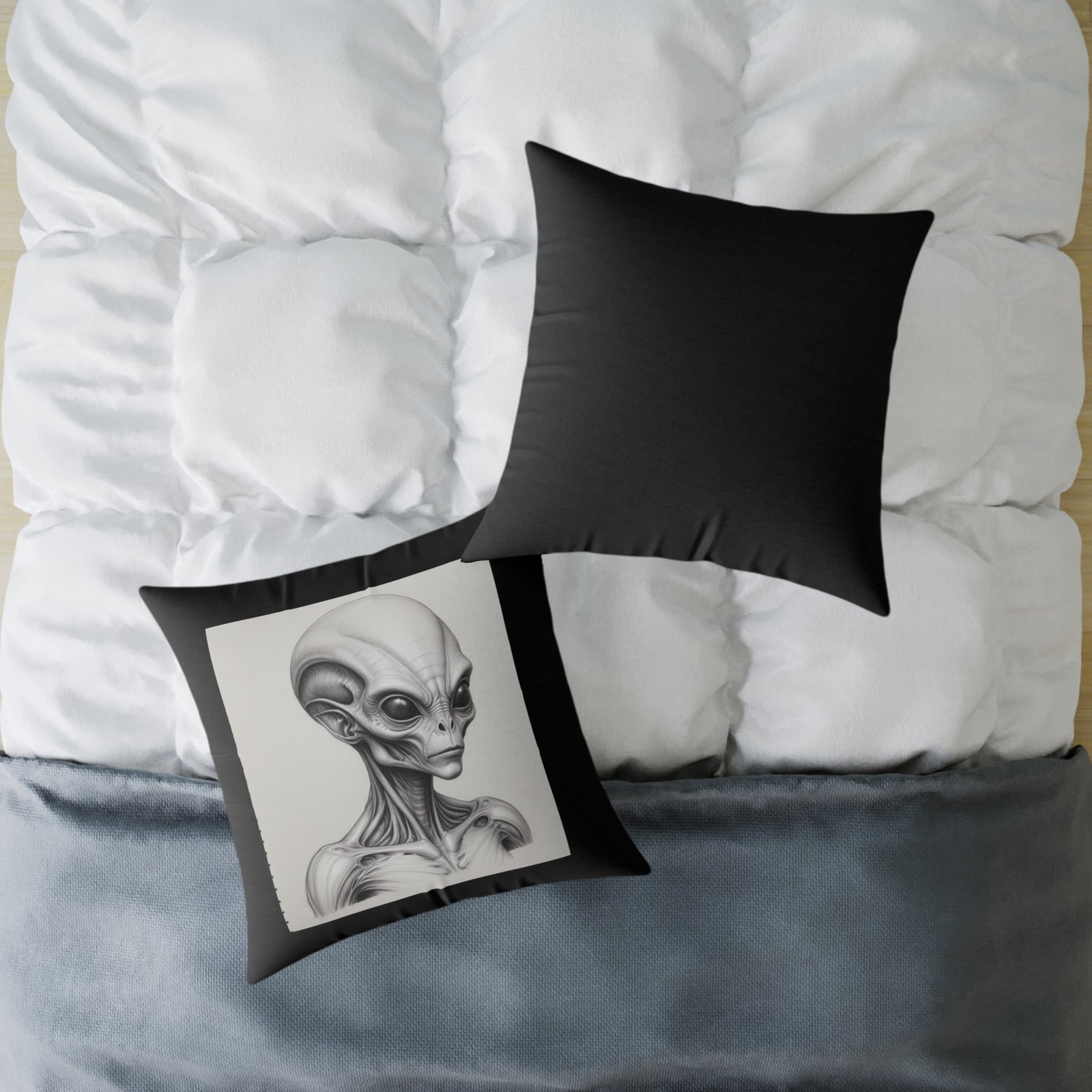 Alien Square Poly Canvas Pillow - Image 16