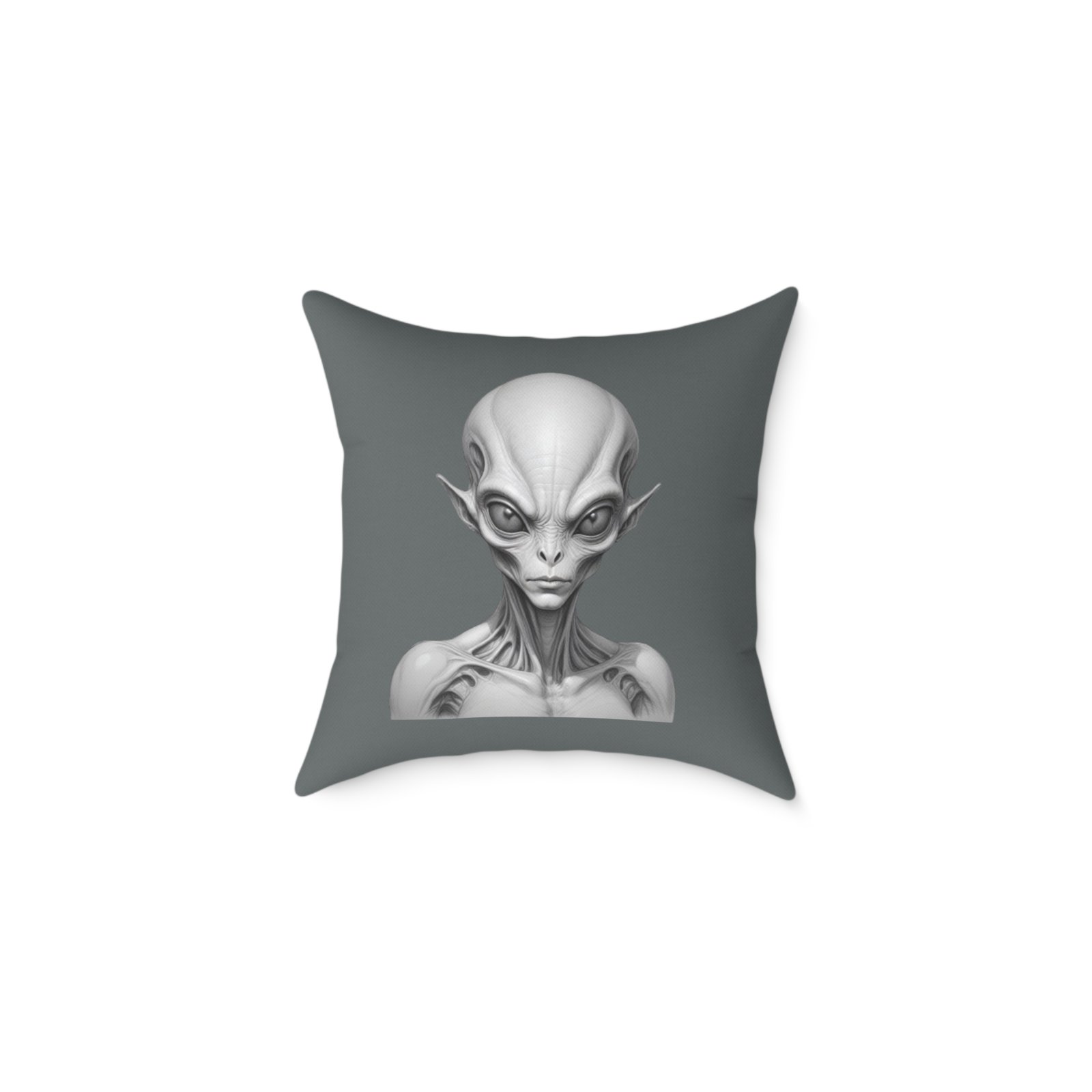 Alien Square Poly Canvas Pillow - Image 5