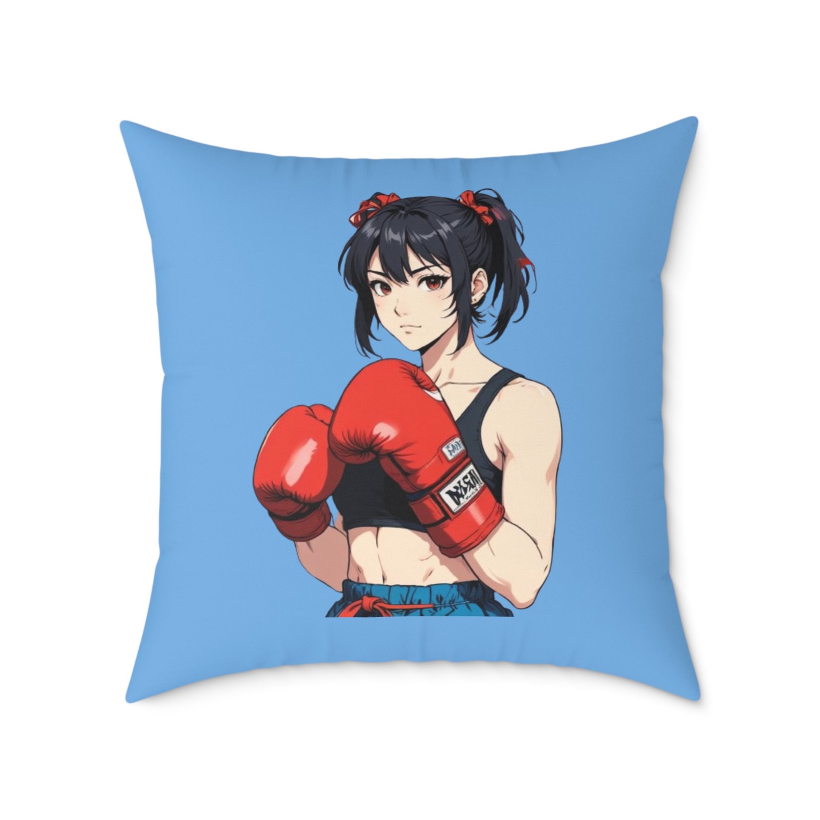 Boxing Square Poly Canvas Pillow - Image 17