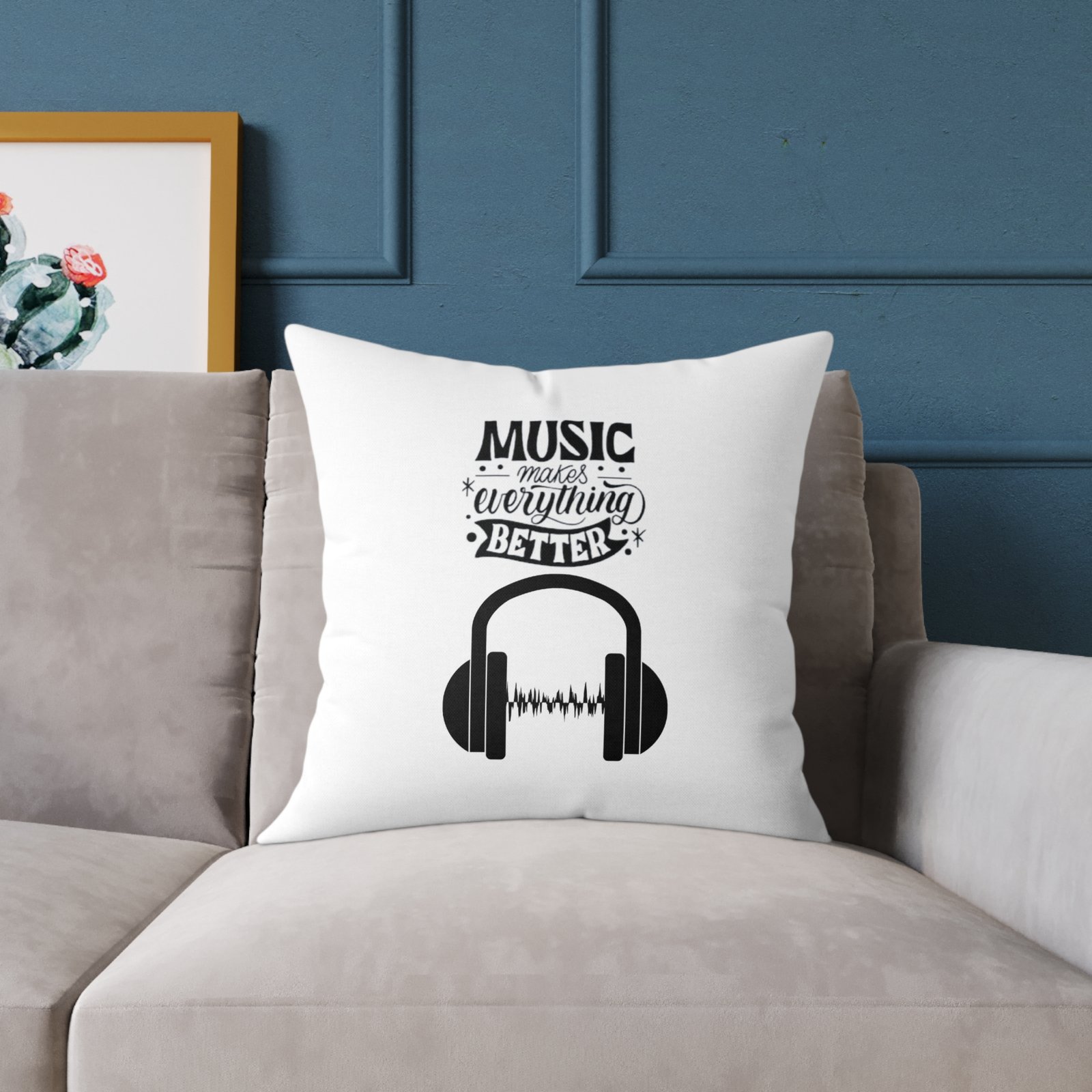 Music Poly Canvas Pillow - Image 11