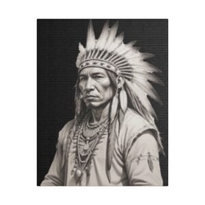 Apache Satin Canvas, Stretched