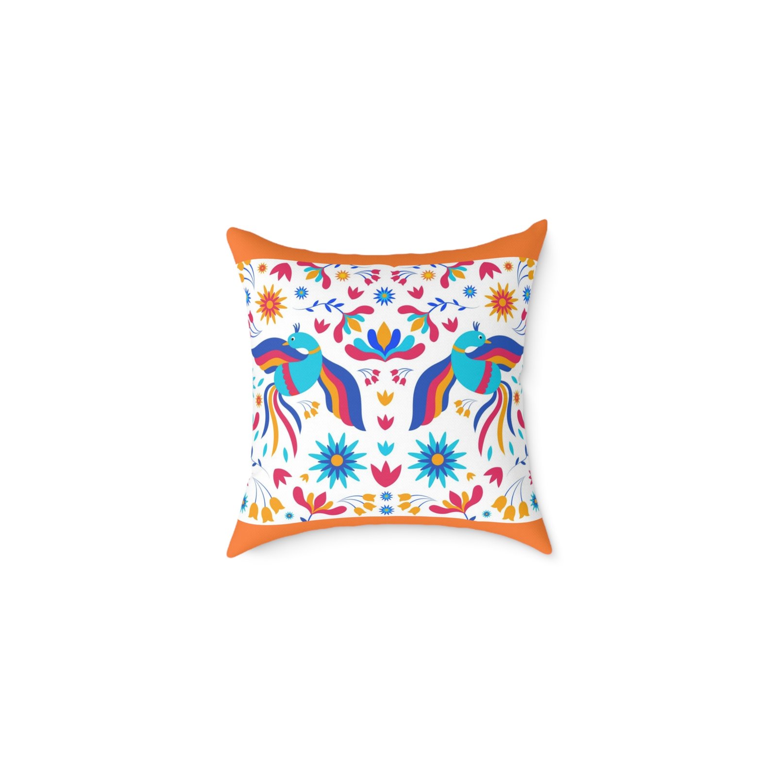 Mexico Square Poly Canvas Pillow