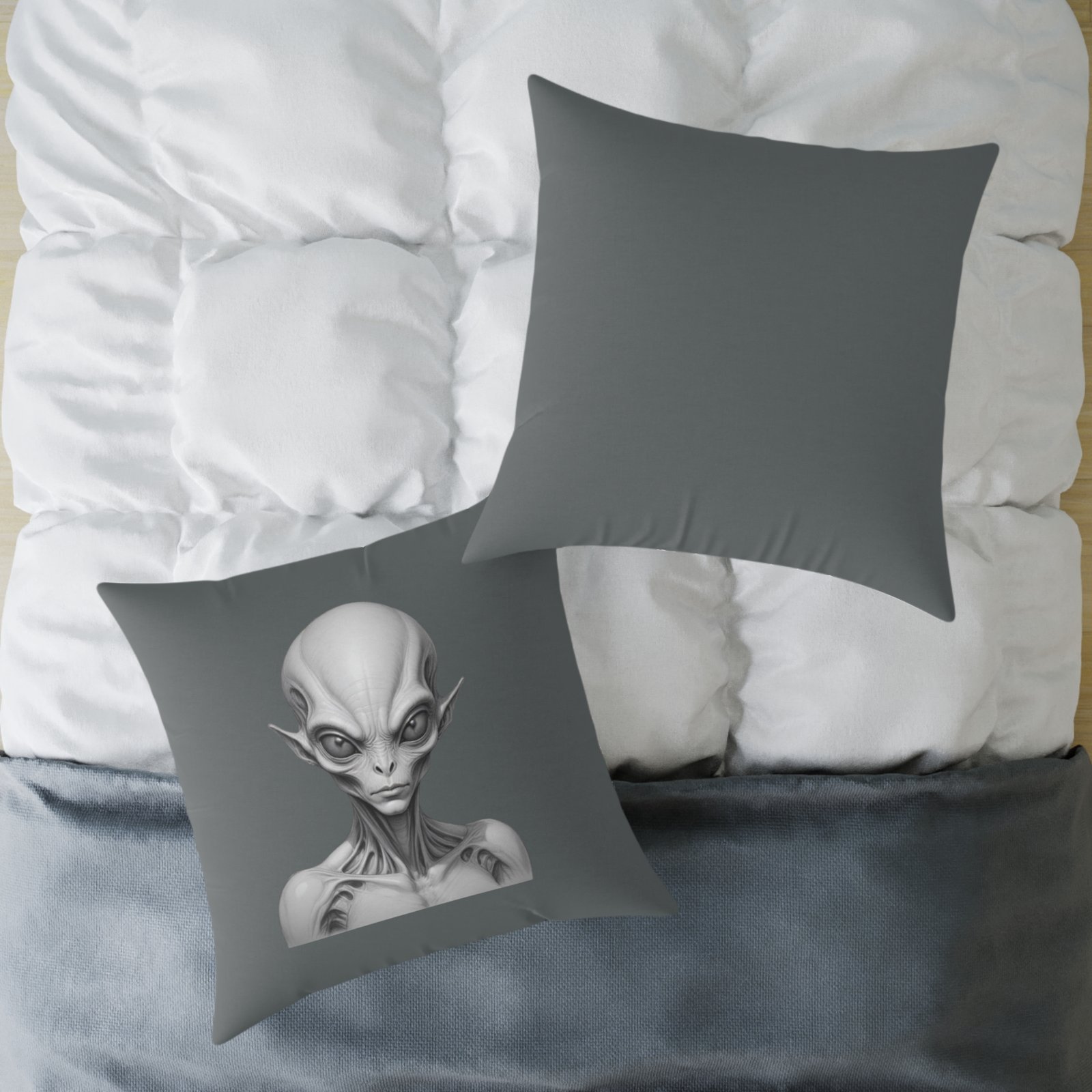 Alien Square Poly Canvas Pillow - Image 20