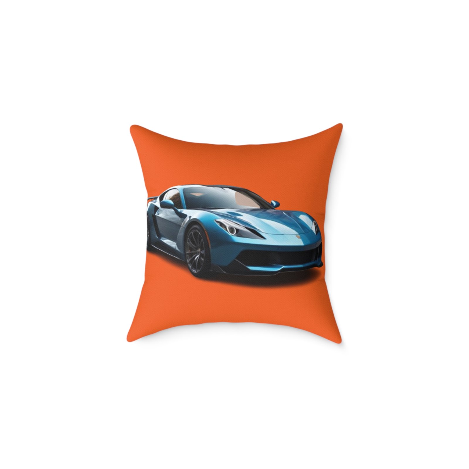 Fast Car Square Poly Canvas Pillow - Image 5