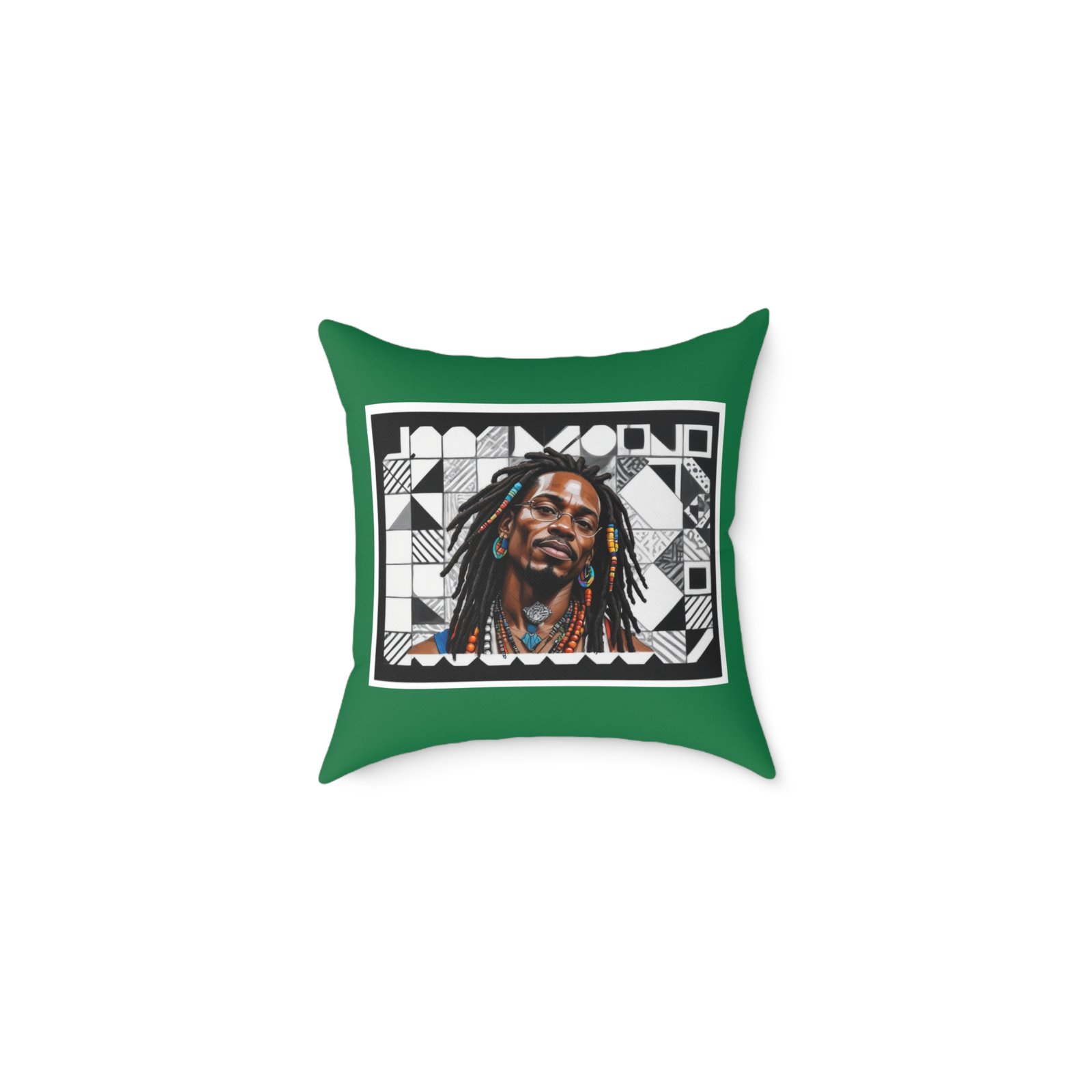 Rastafarian Square Poly Canvas Pillow