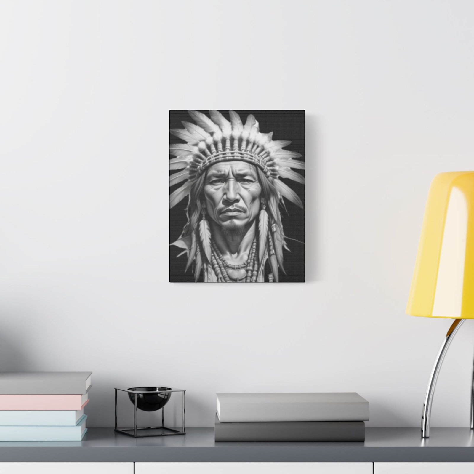 Apache Satin Canvas, Stretched - Image 3