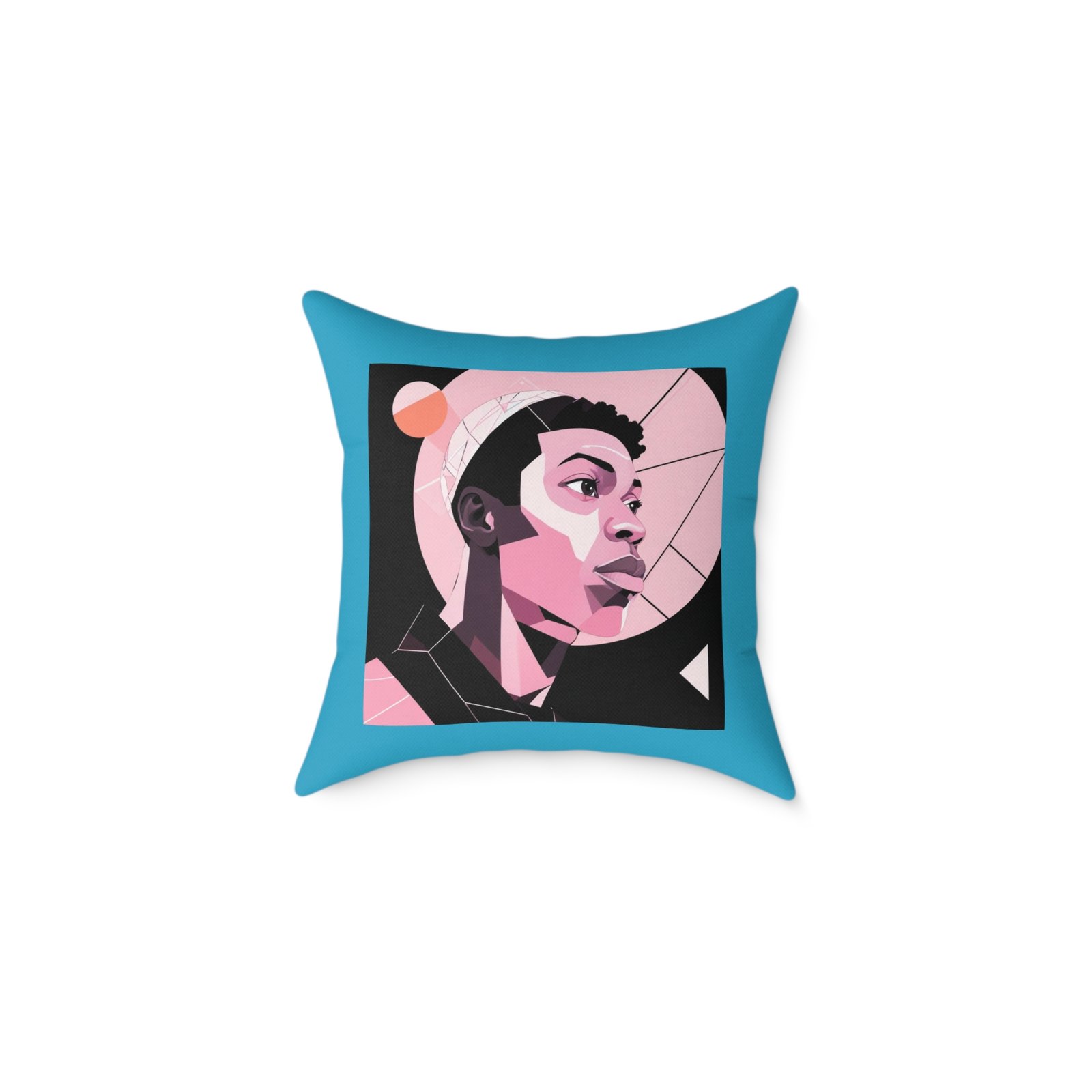 Abstract Square Poly Canvas Pillow - Image 5