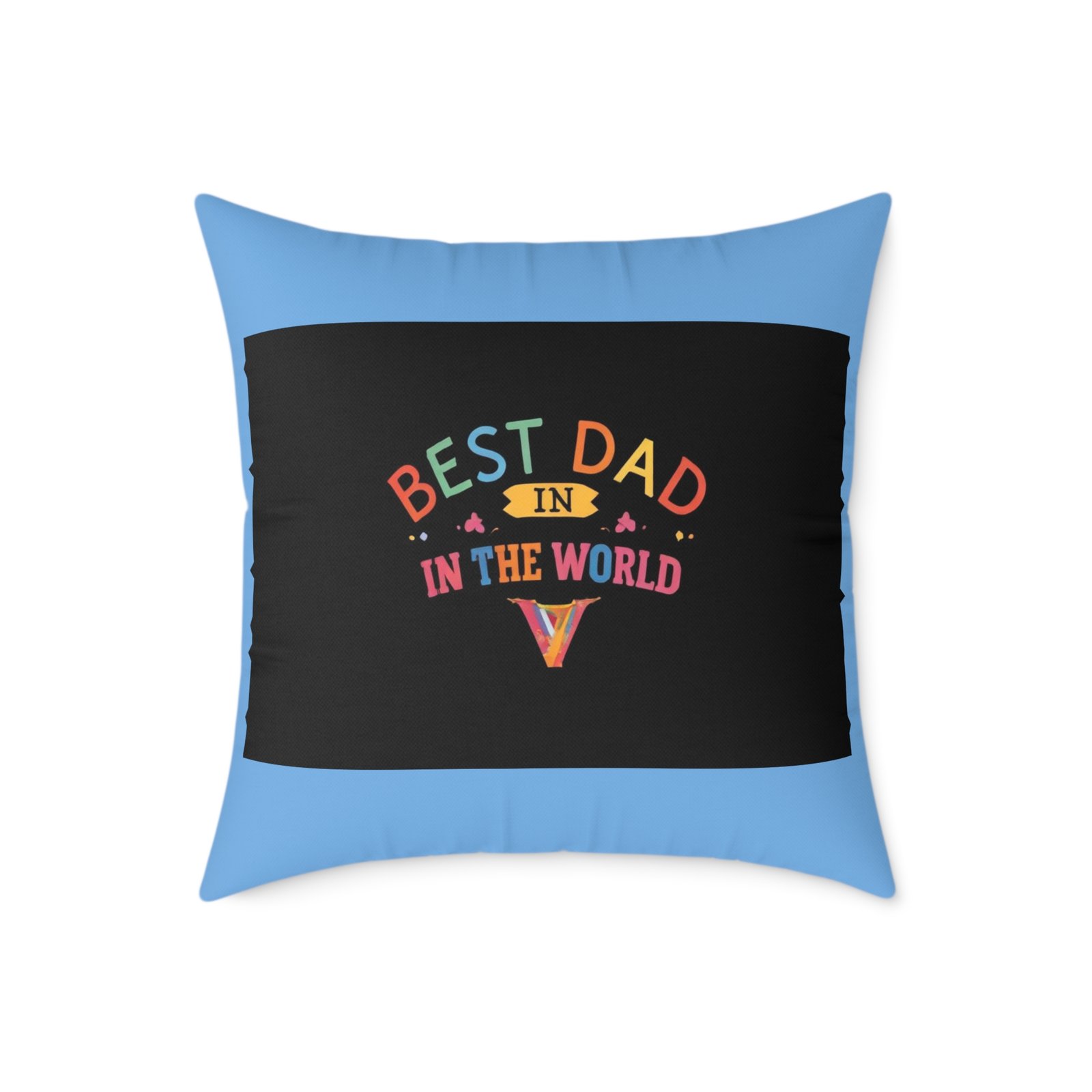 Best Dad Square Poly Canvas Pillow - Image 13