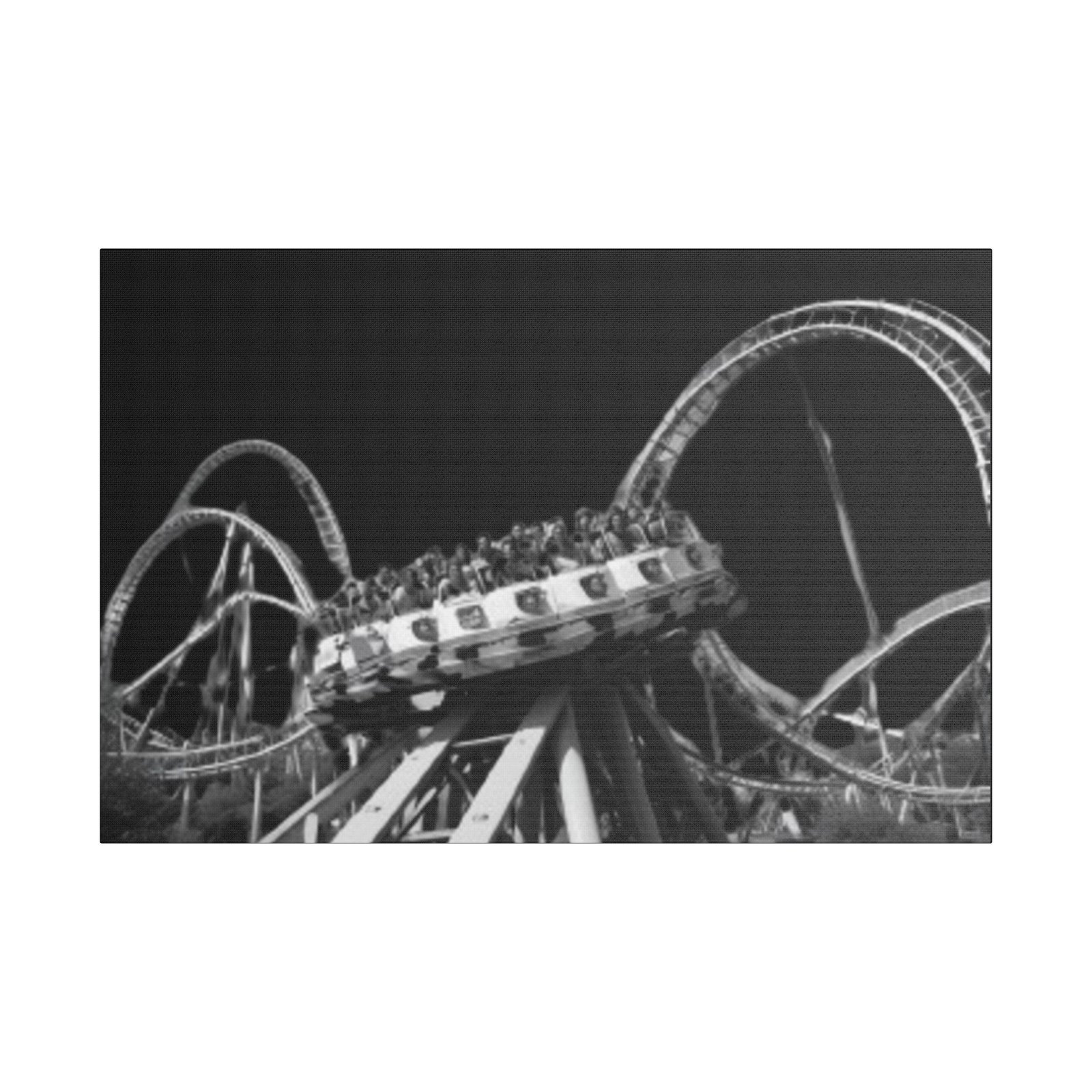 Fairground Fun Satin Canvas, Stretched - Image 13