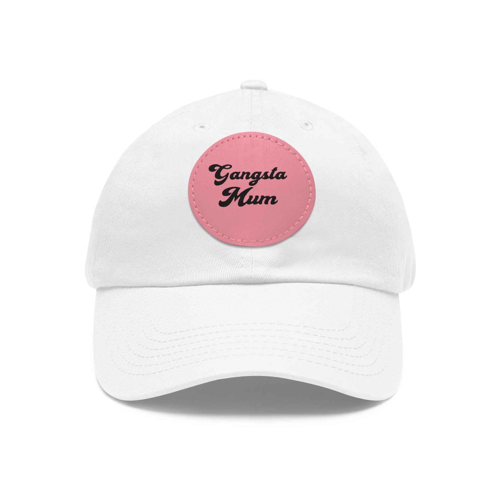 Gangster Momma Hat with Leather Patch (Round) - Image 13