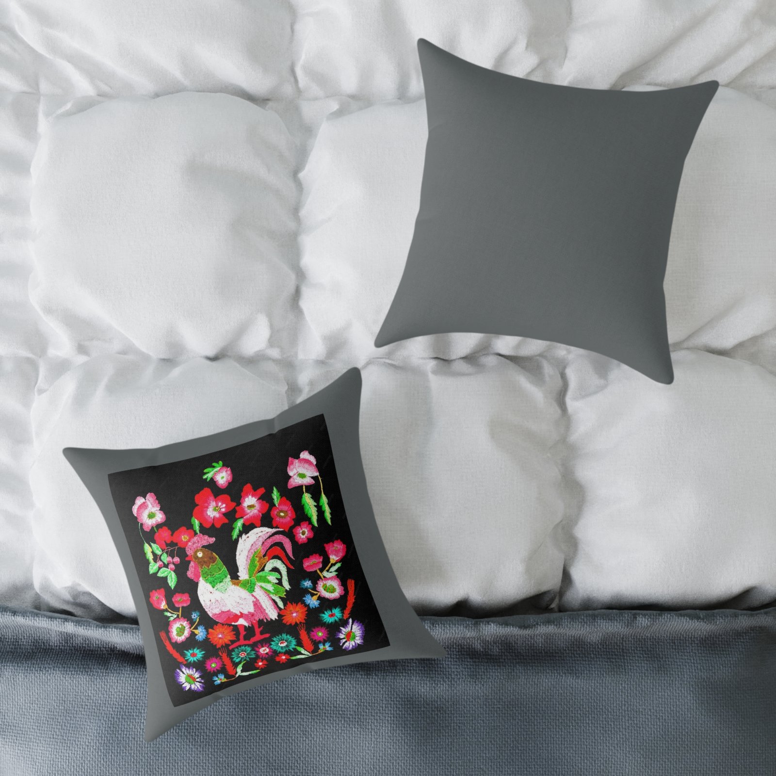 Mexico Square Poly Canvas Pillow - Image 8