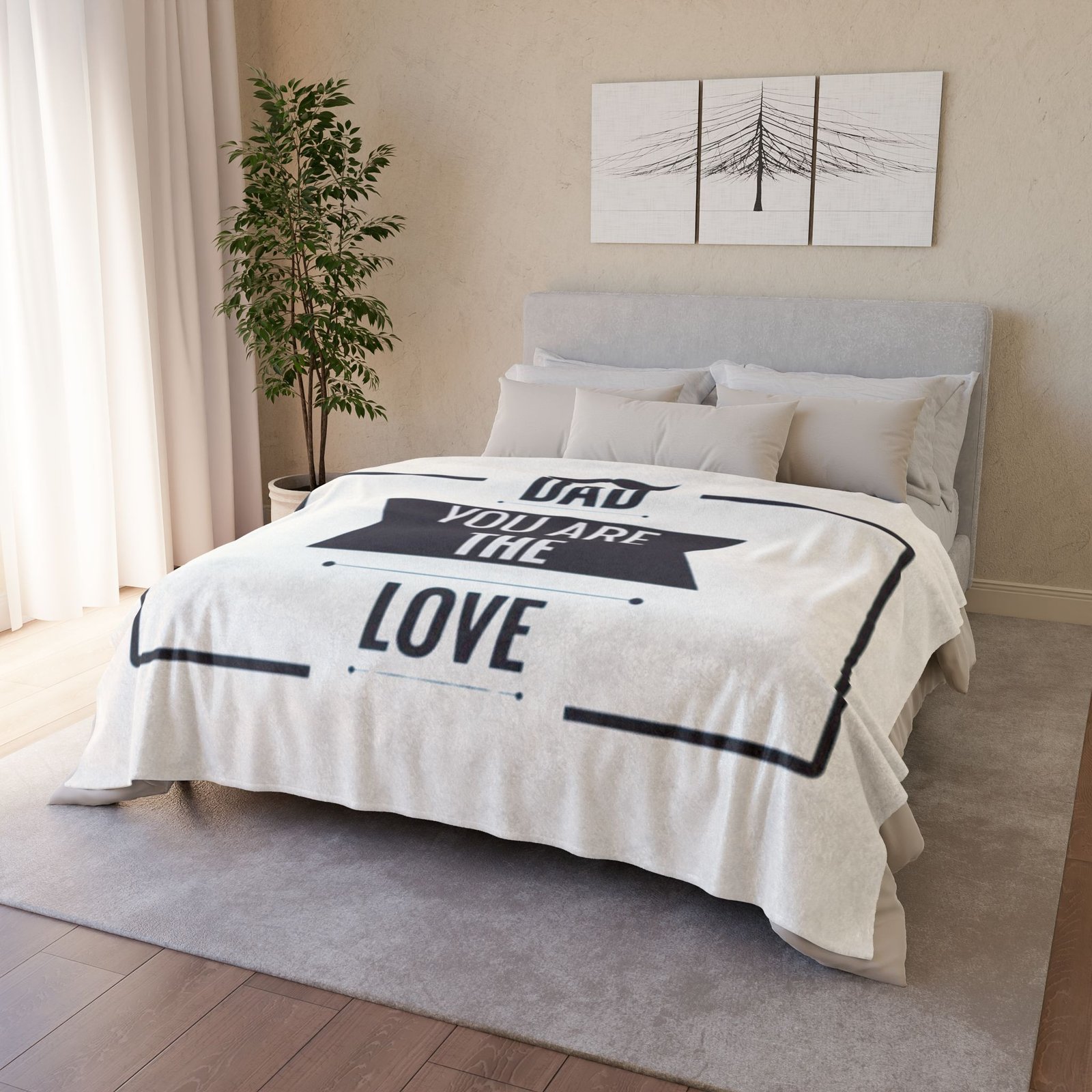Best Dad Soft Polyester Blanket - Image 12