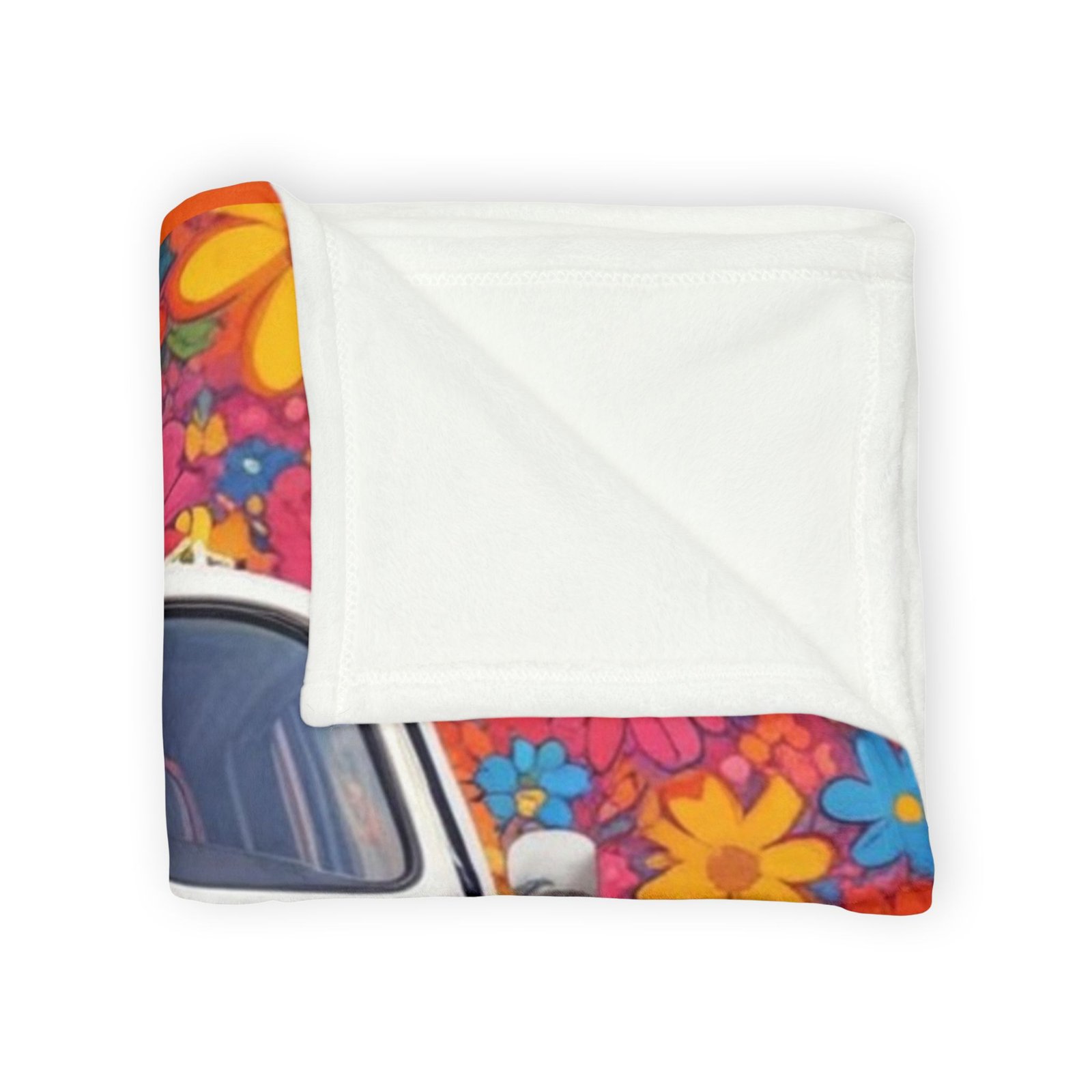 Flower Power Patterns Soft Polyester Blanket - Image 7