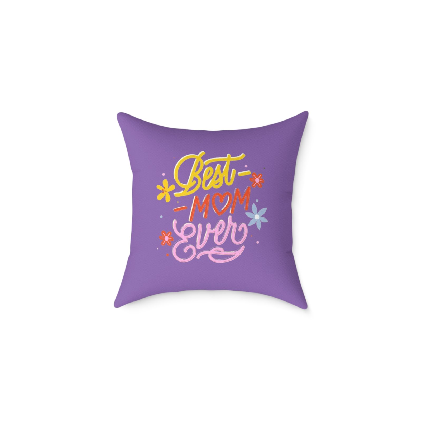 Best Mum Square Poly Canvas Pillow - Image 5