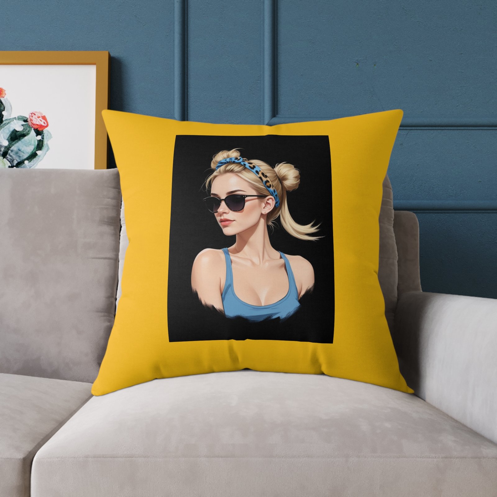Bella Poly Canvas Pillow - Image 19
