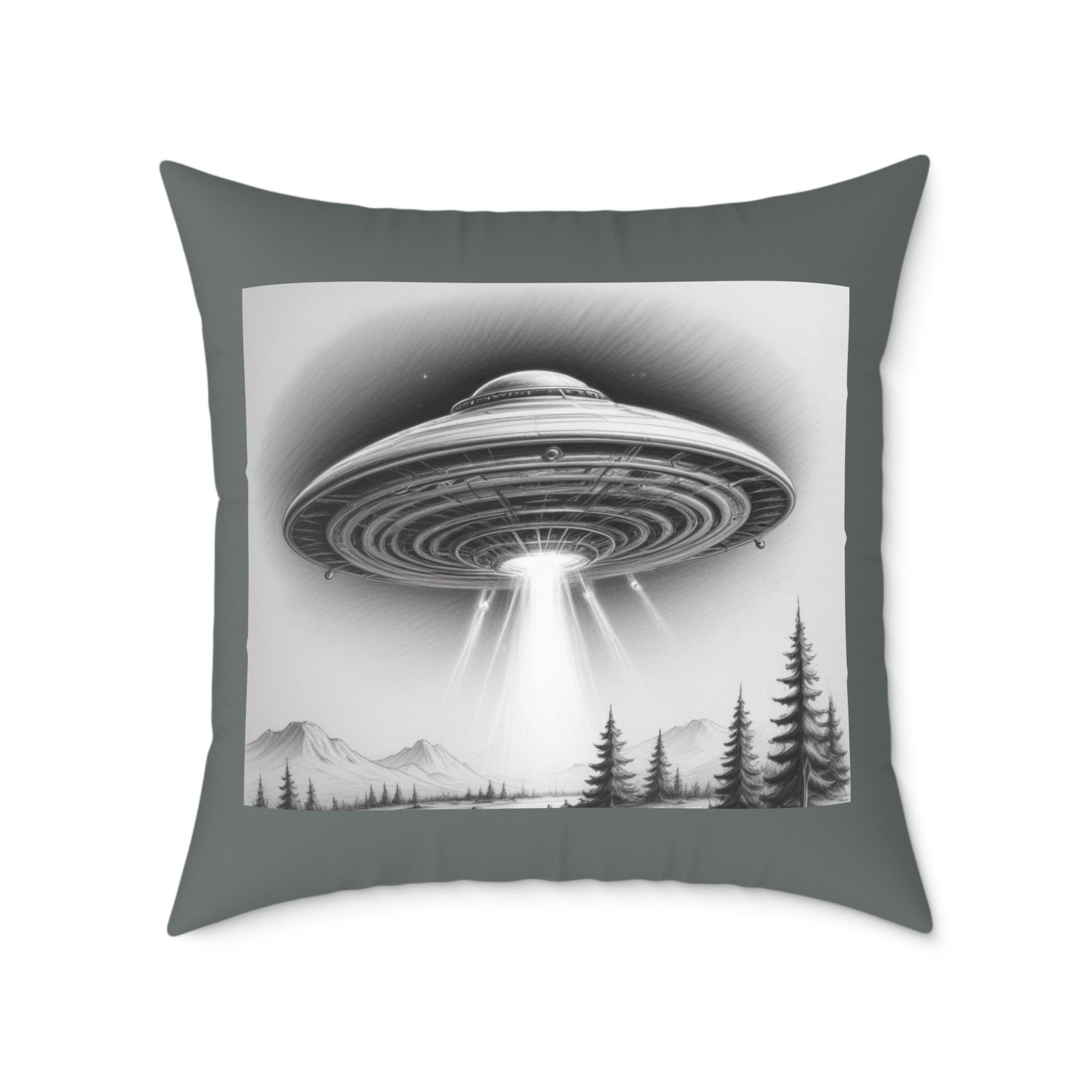 Ufo Square Poly Canvas Pillow - Image 17