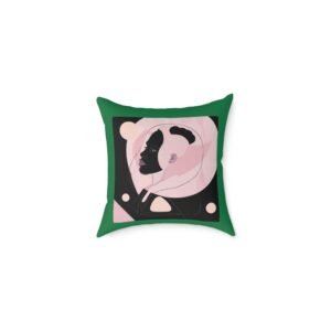 Abstract Square Poly Canvas Pillow