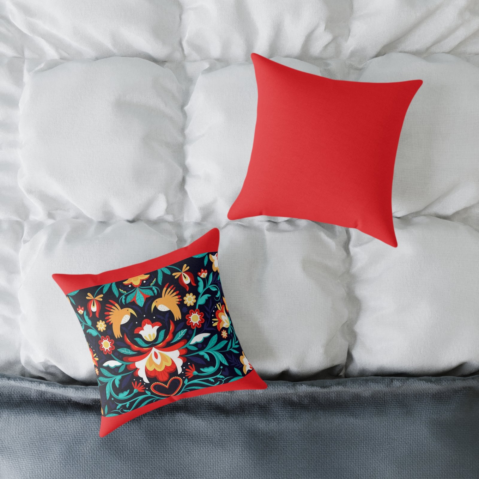 Mexico Square Poly Canvas Pillow - Image 4