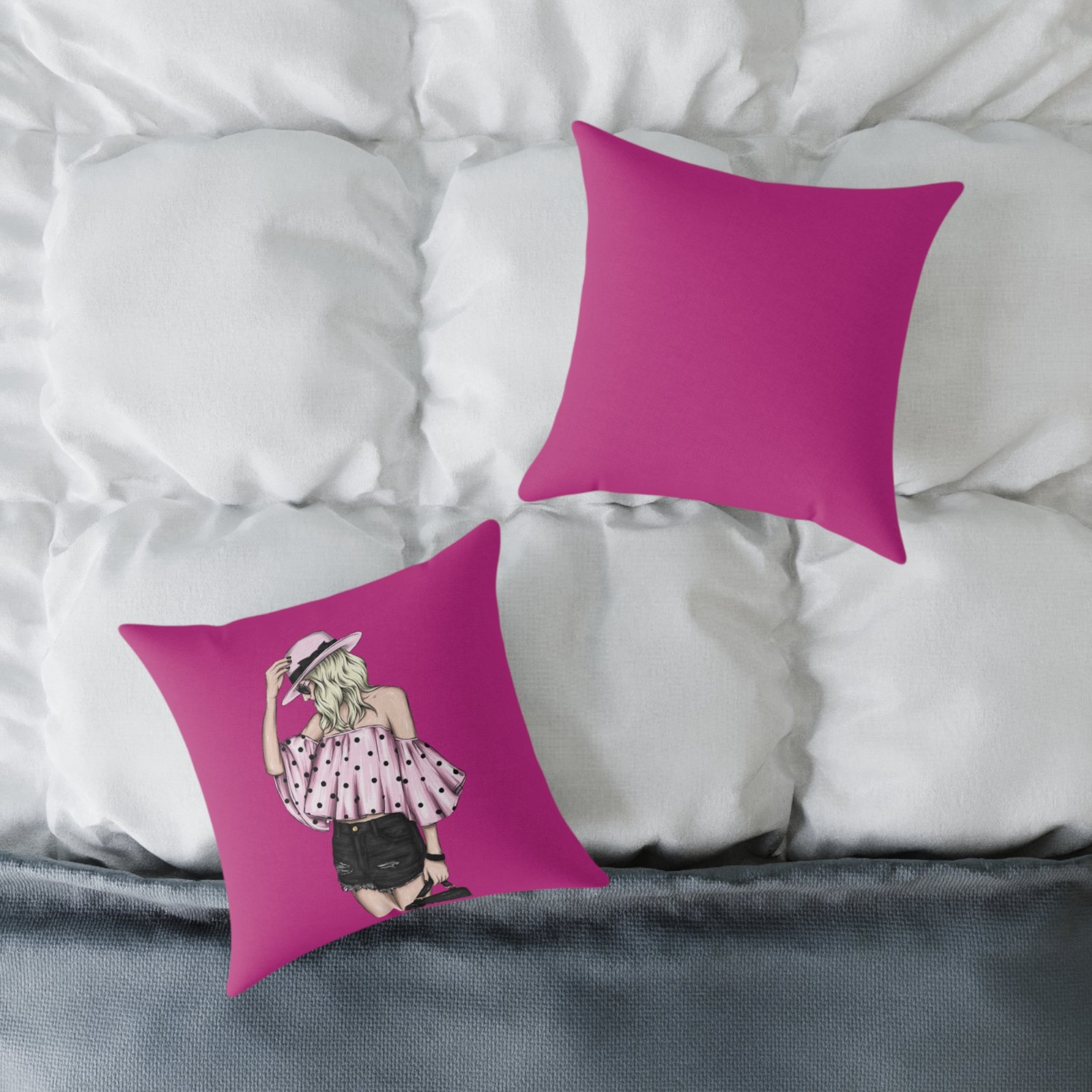 Bell Poly Canvas Pillow - Image 4