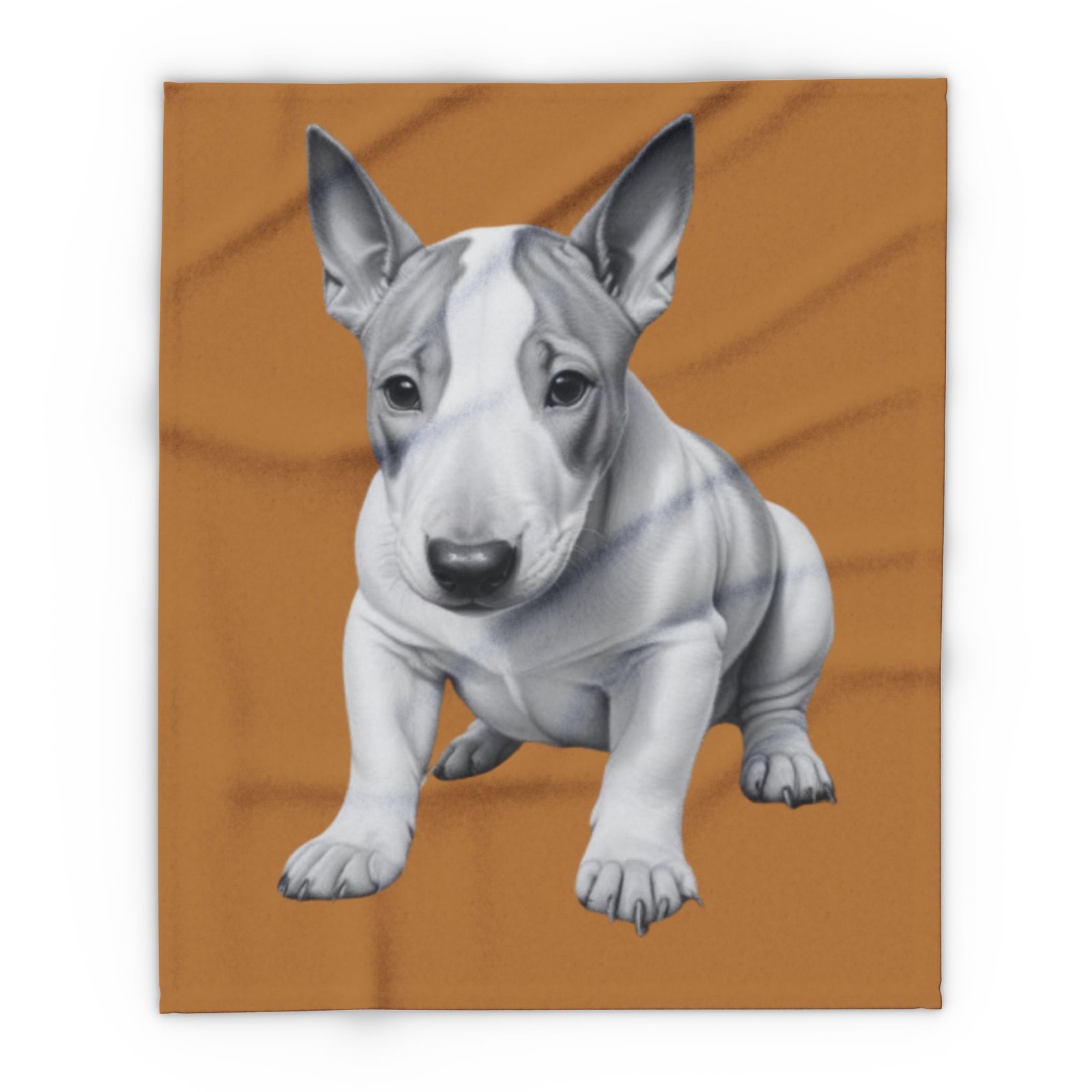 English Bull Terrier Puppy Arctic Fleece Blanket - Image 5