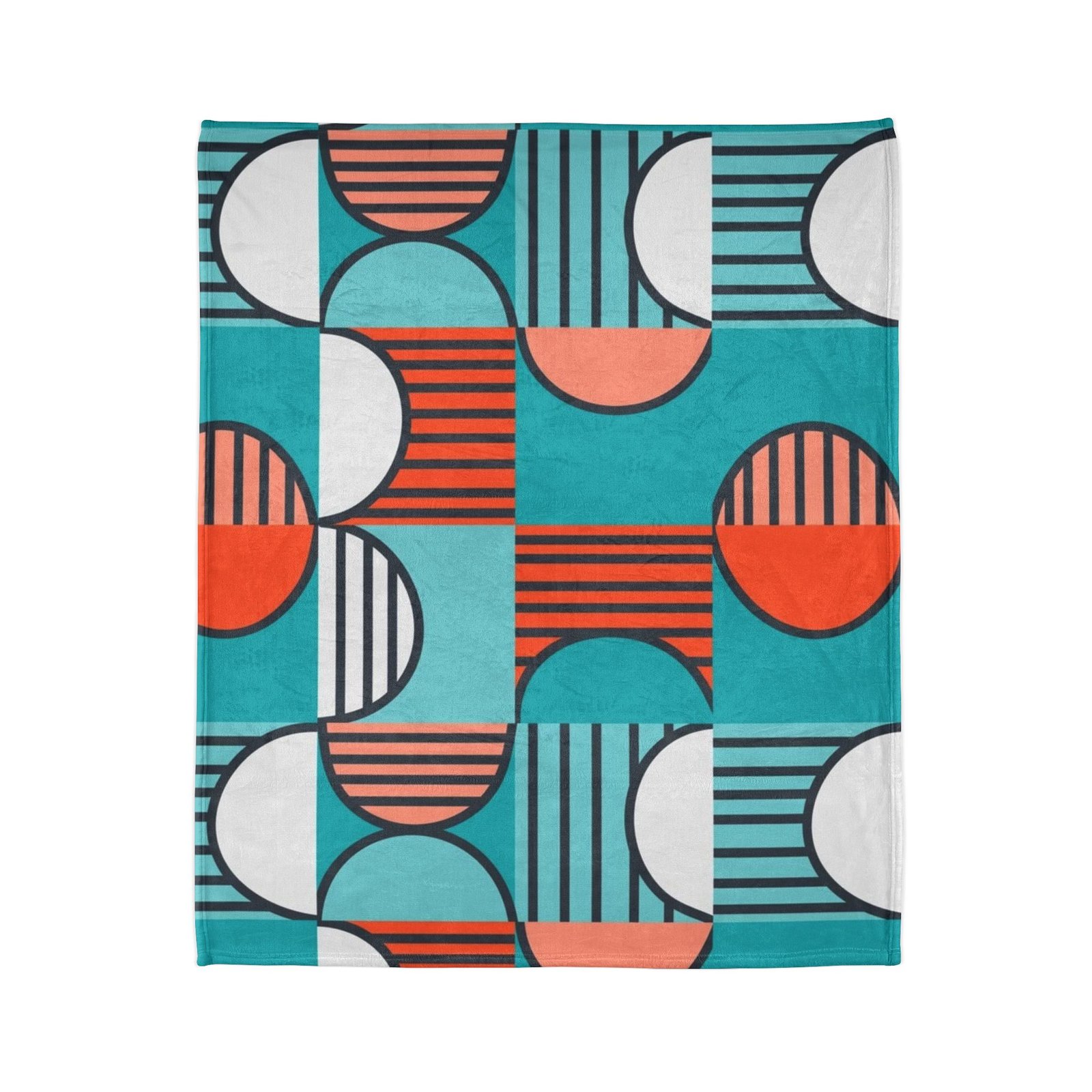 60s patterns Soft Polyester Blanket - Image 6