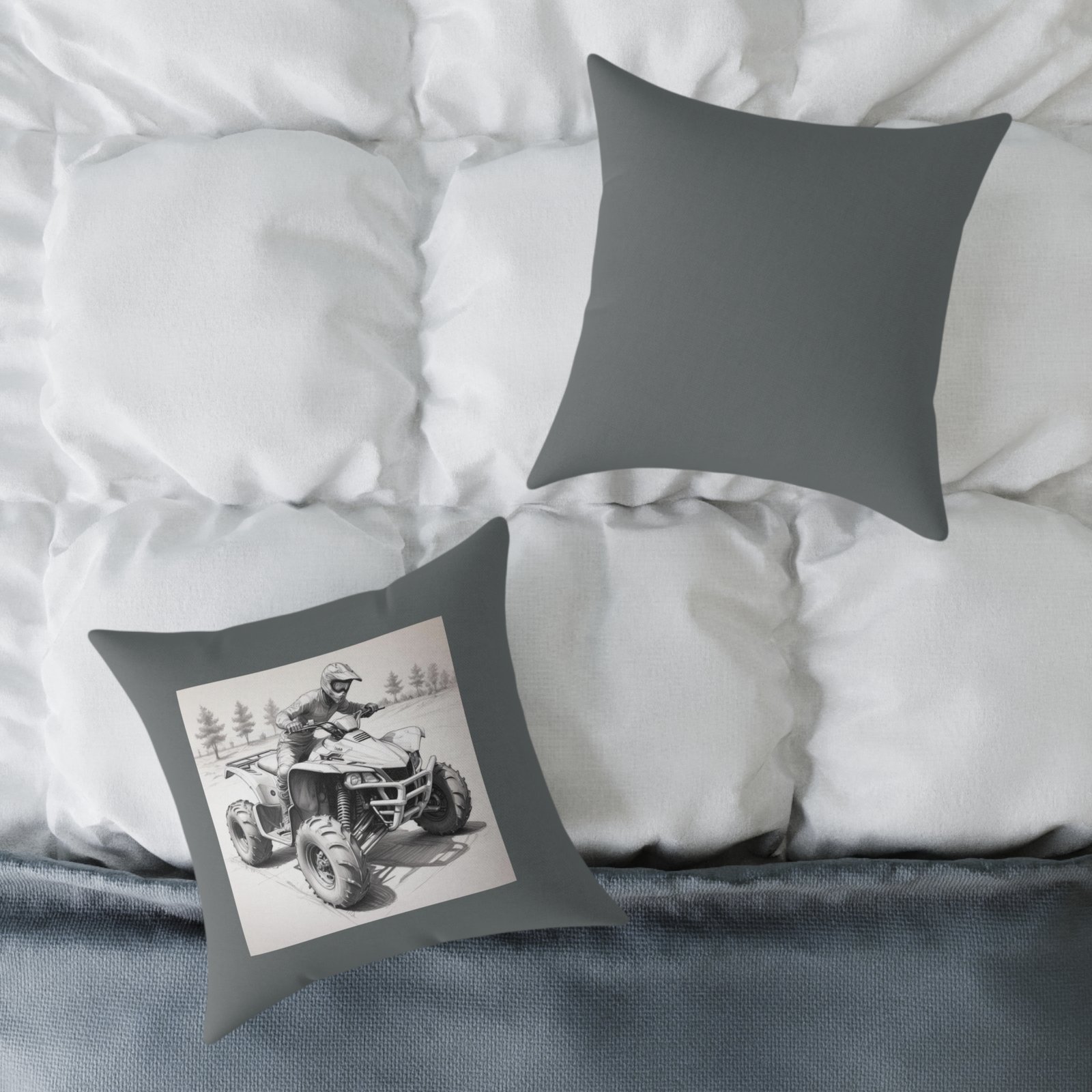 Quad Square Poly Canvas Pillow - Image 8