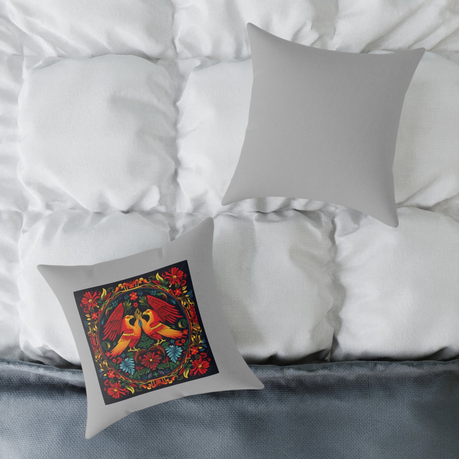 Mexico Square Poly Canvas Pillow - Image 8