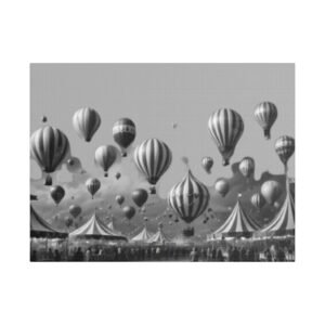Fairground Fun Satin Canvas, Stretched