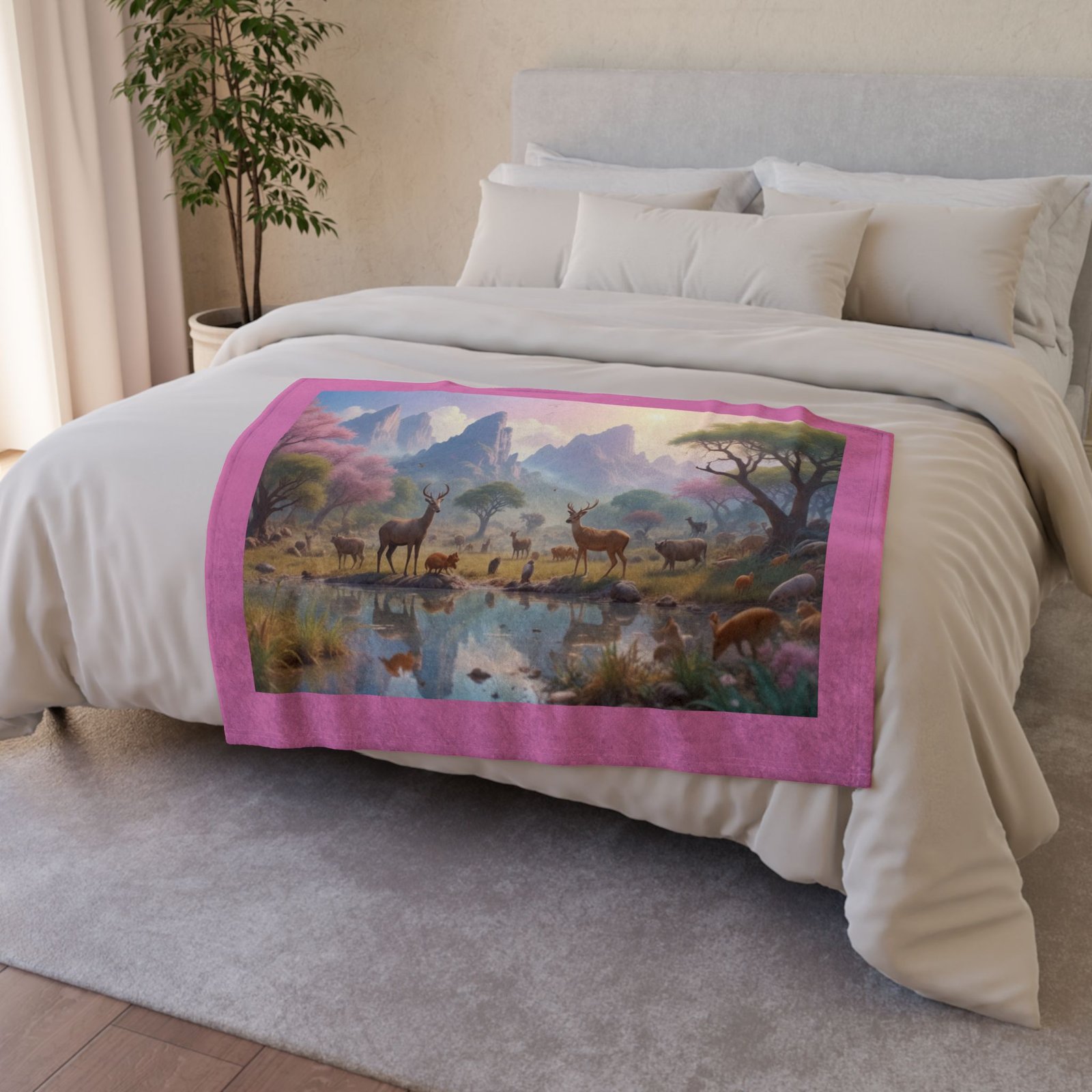 In The Woods Soft Polyester Blanket - Image 4
