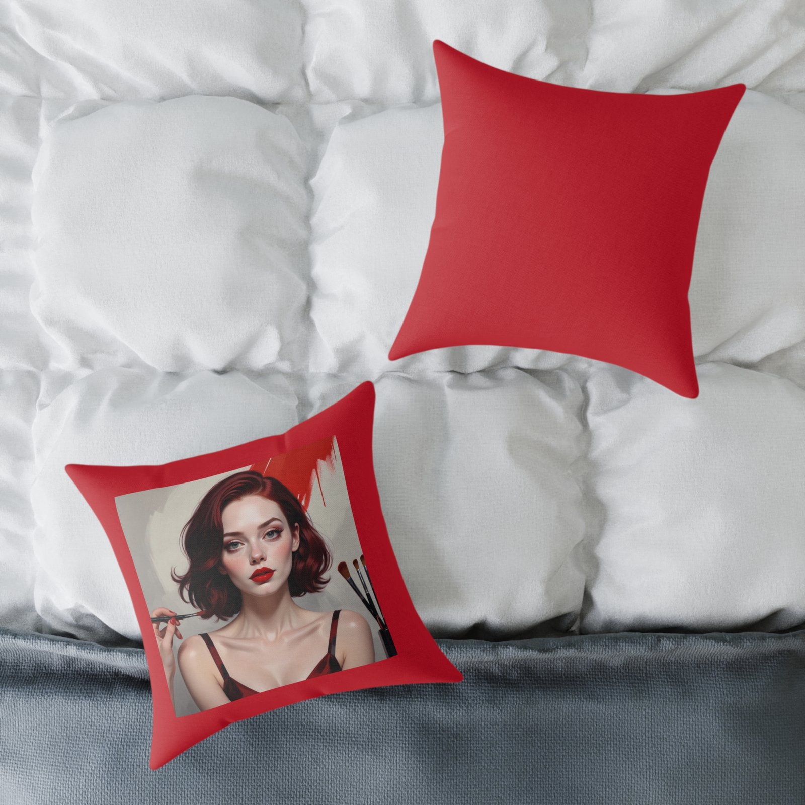 Mine Square Poly Canvas Pillow - Image 8