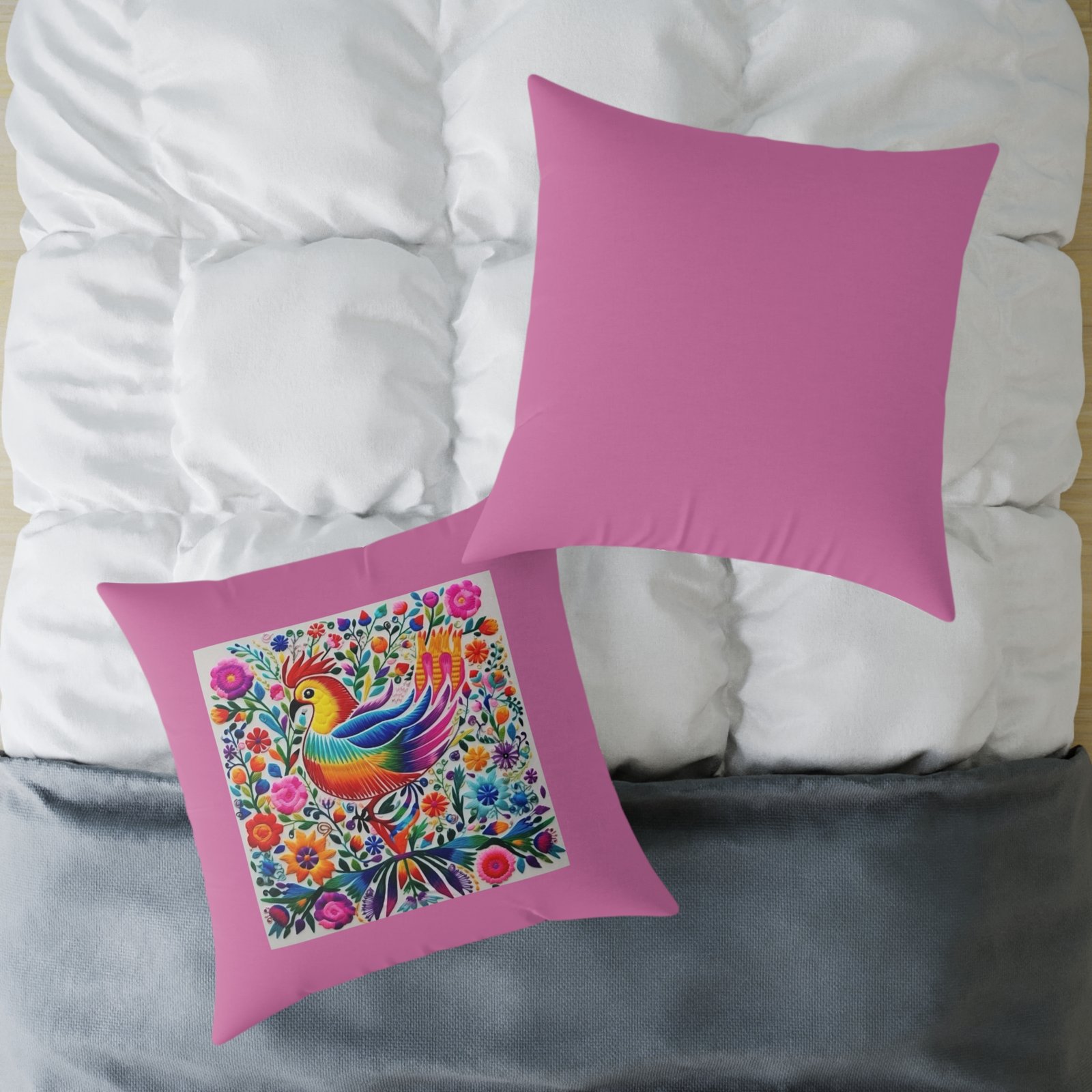 Mexico Square Poly Canvas Pillow - Image 20