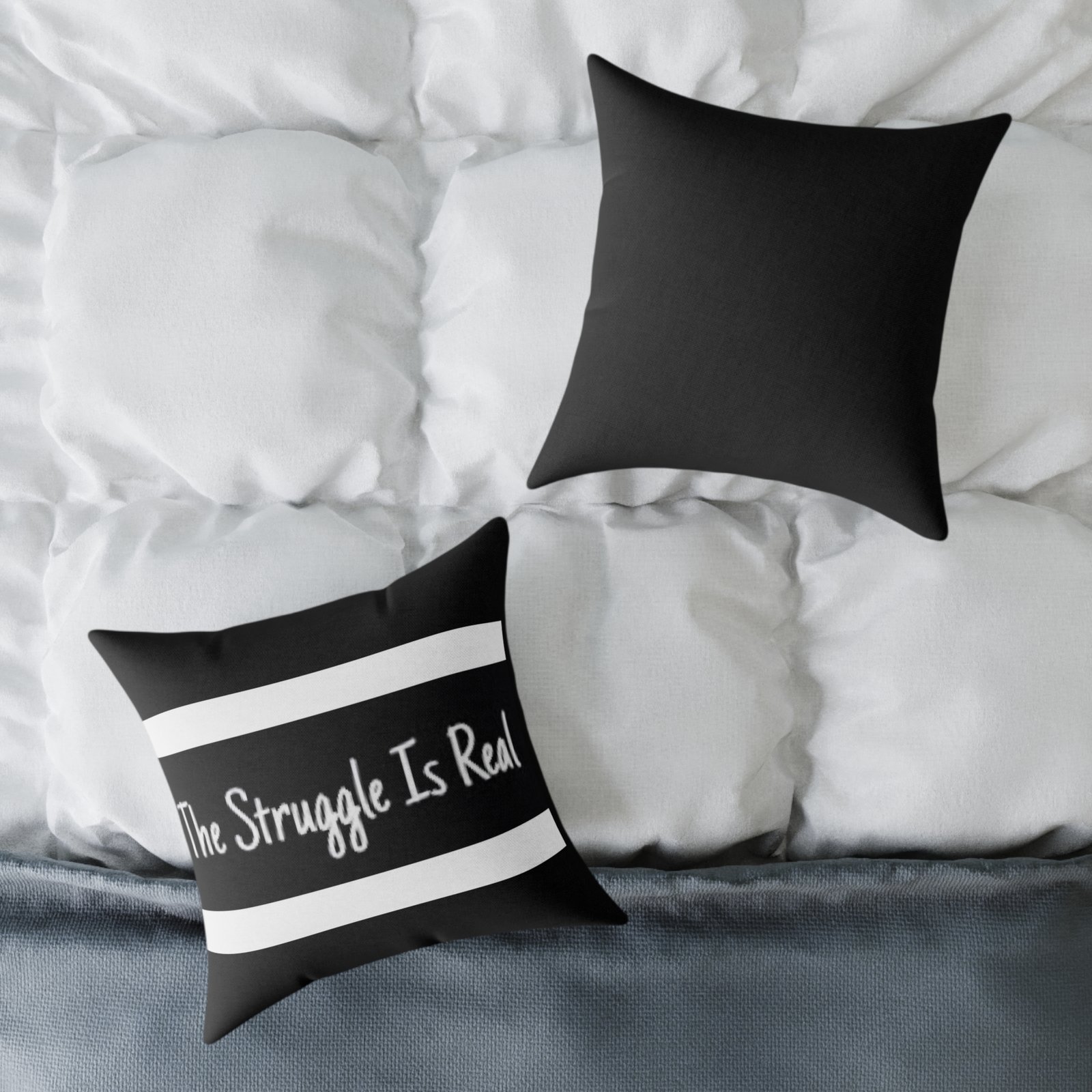 Struggle is Real Poly Canvas Pillow - Image 8
