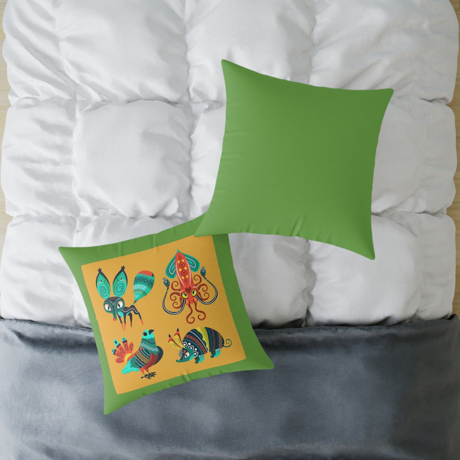 Mexico Square Poly Canvas Pillow - Image 16